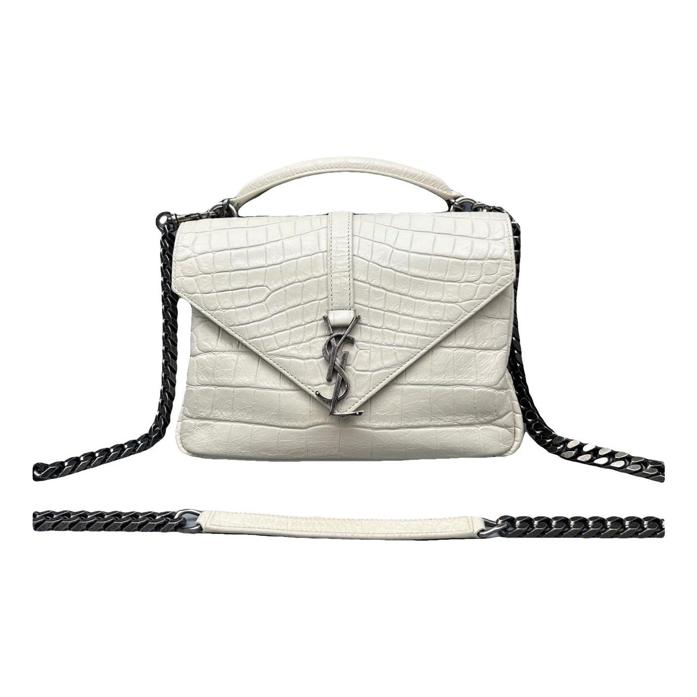 Collége monogramme leather handbag