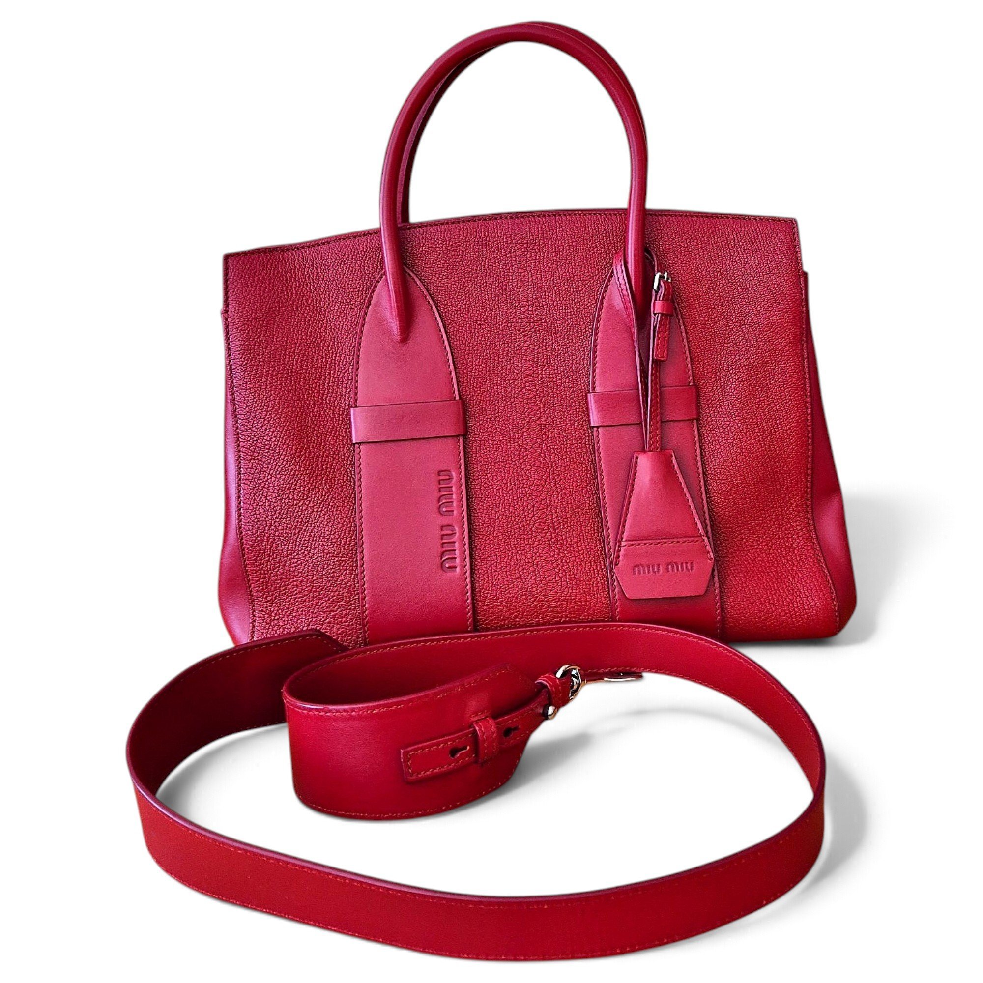 Leather handbag