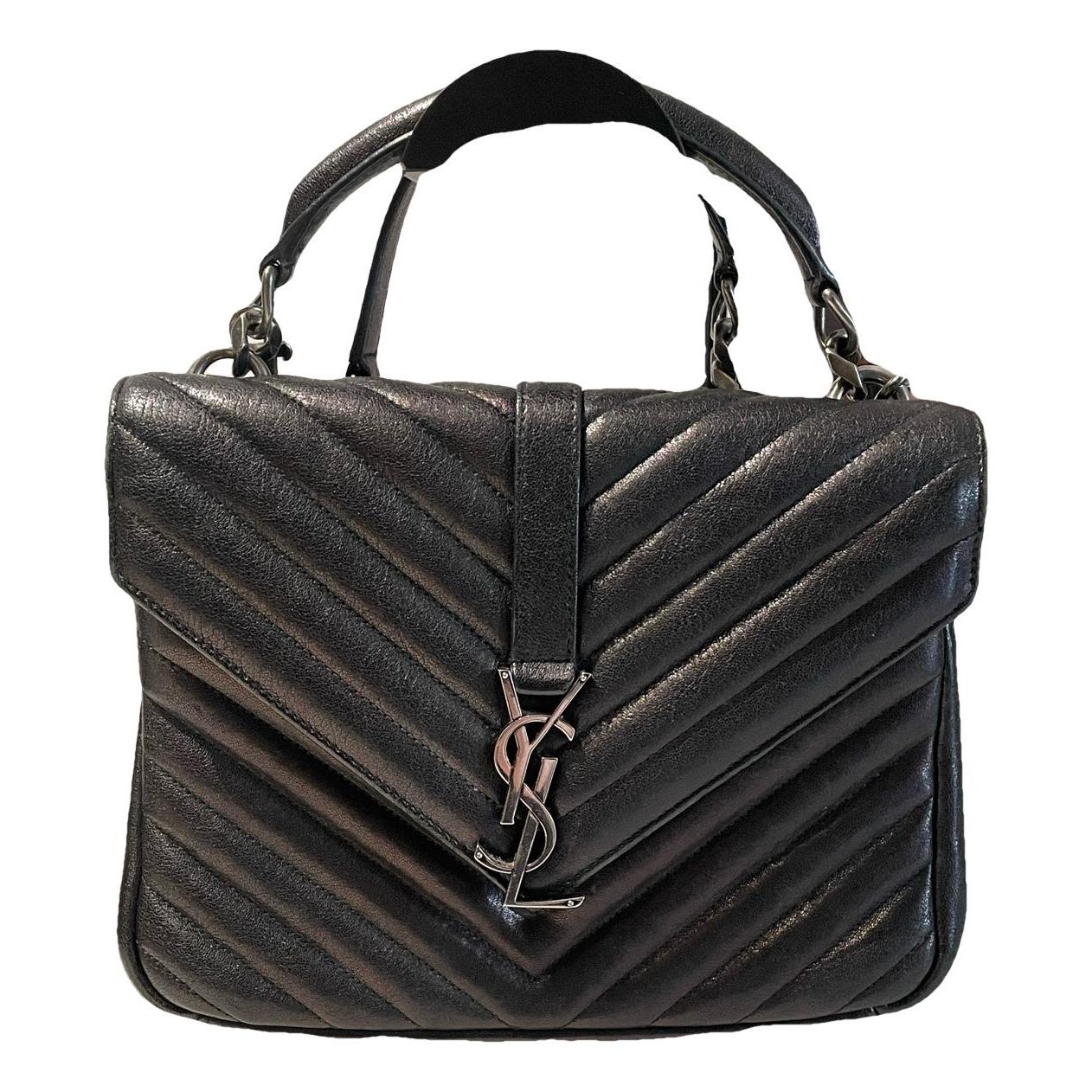 Collége monogramme leather handbag