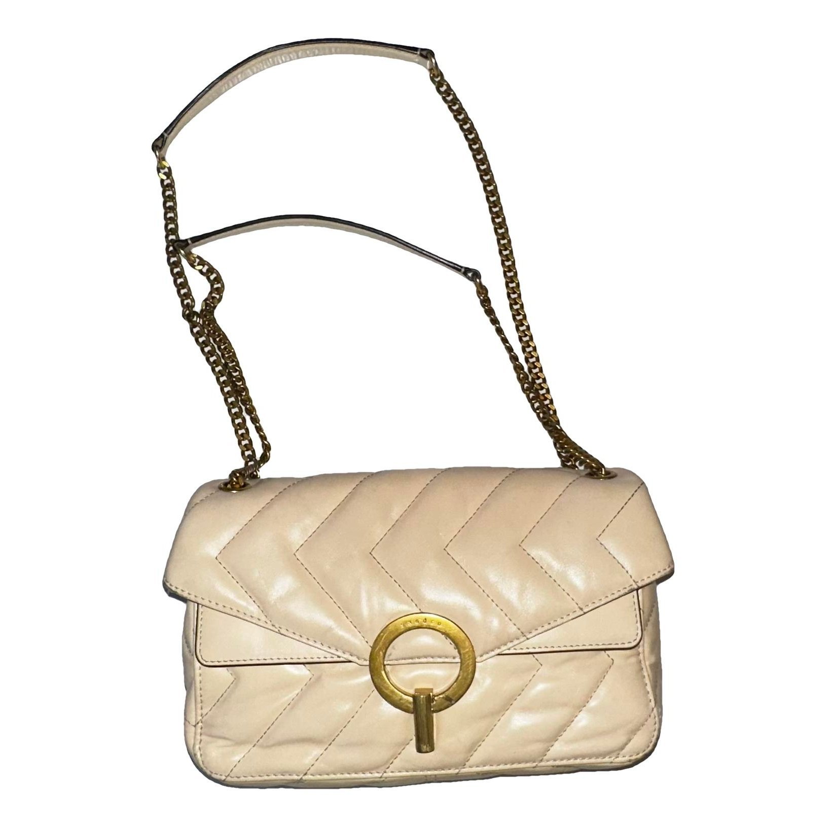 Sandro Yza leather handbag