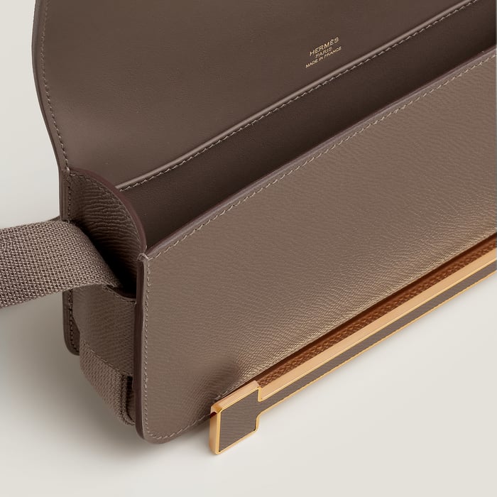 Étoupe Hermès Geta Slim Bag