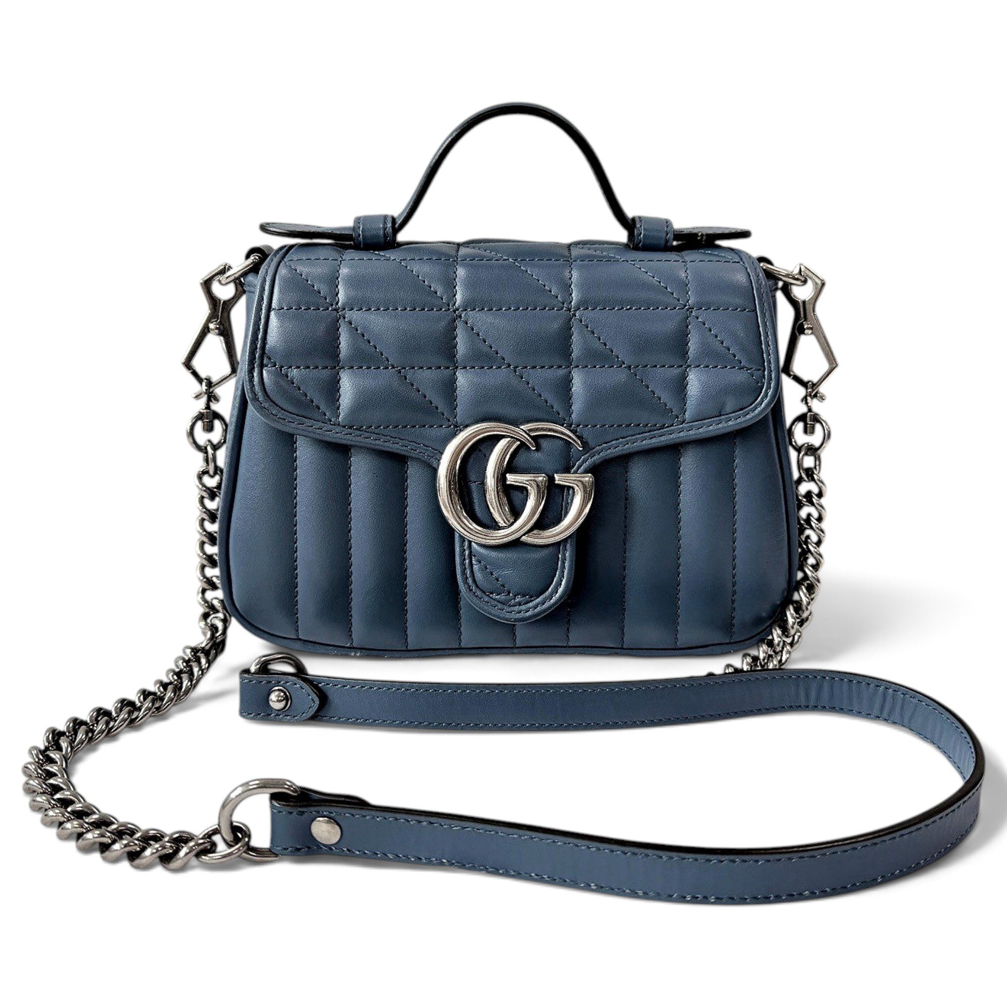Gucci GG Marmont Flap leather handbag