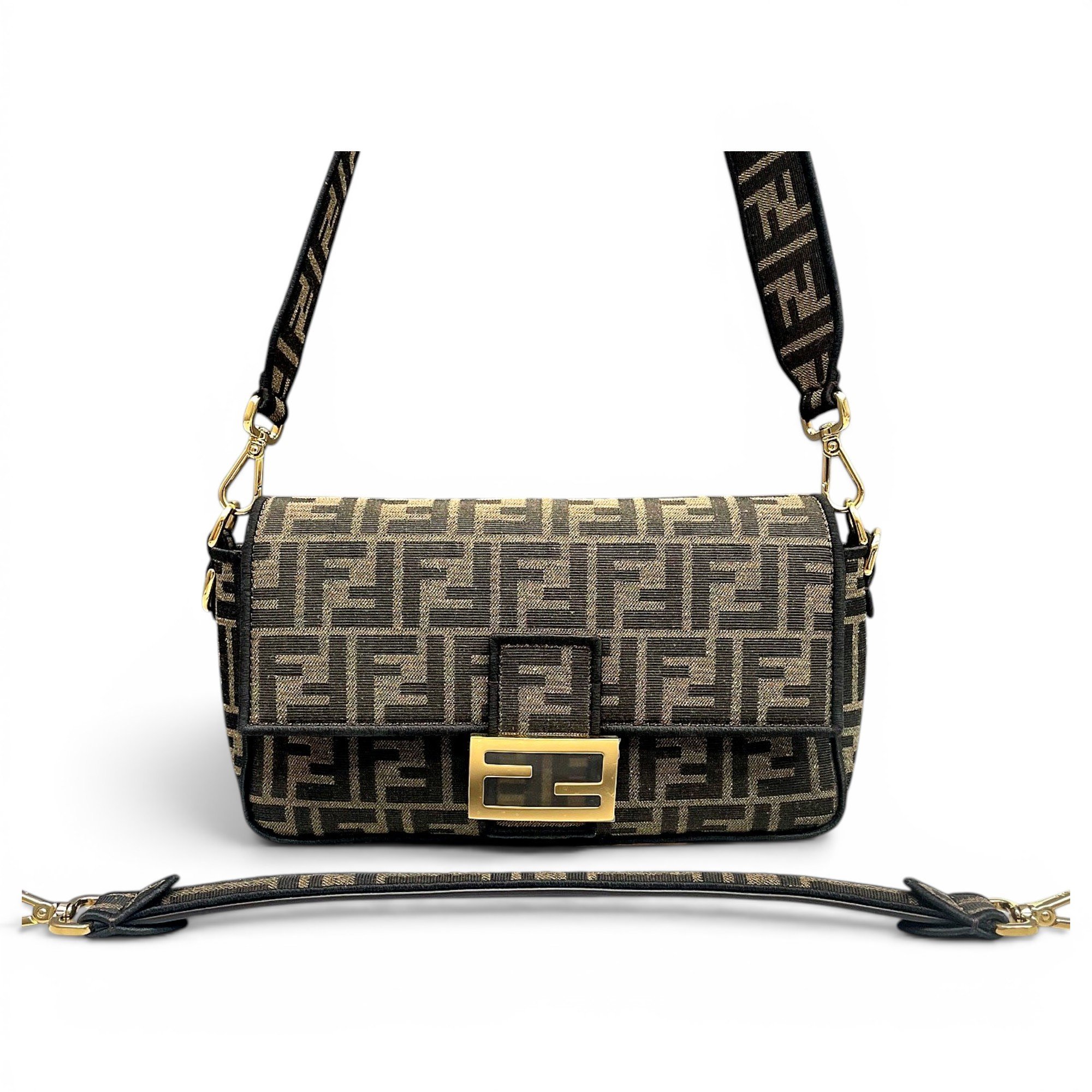 Baguette leather handbag
