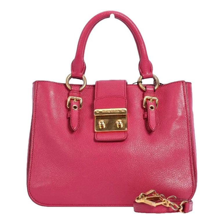 Leather tote