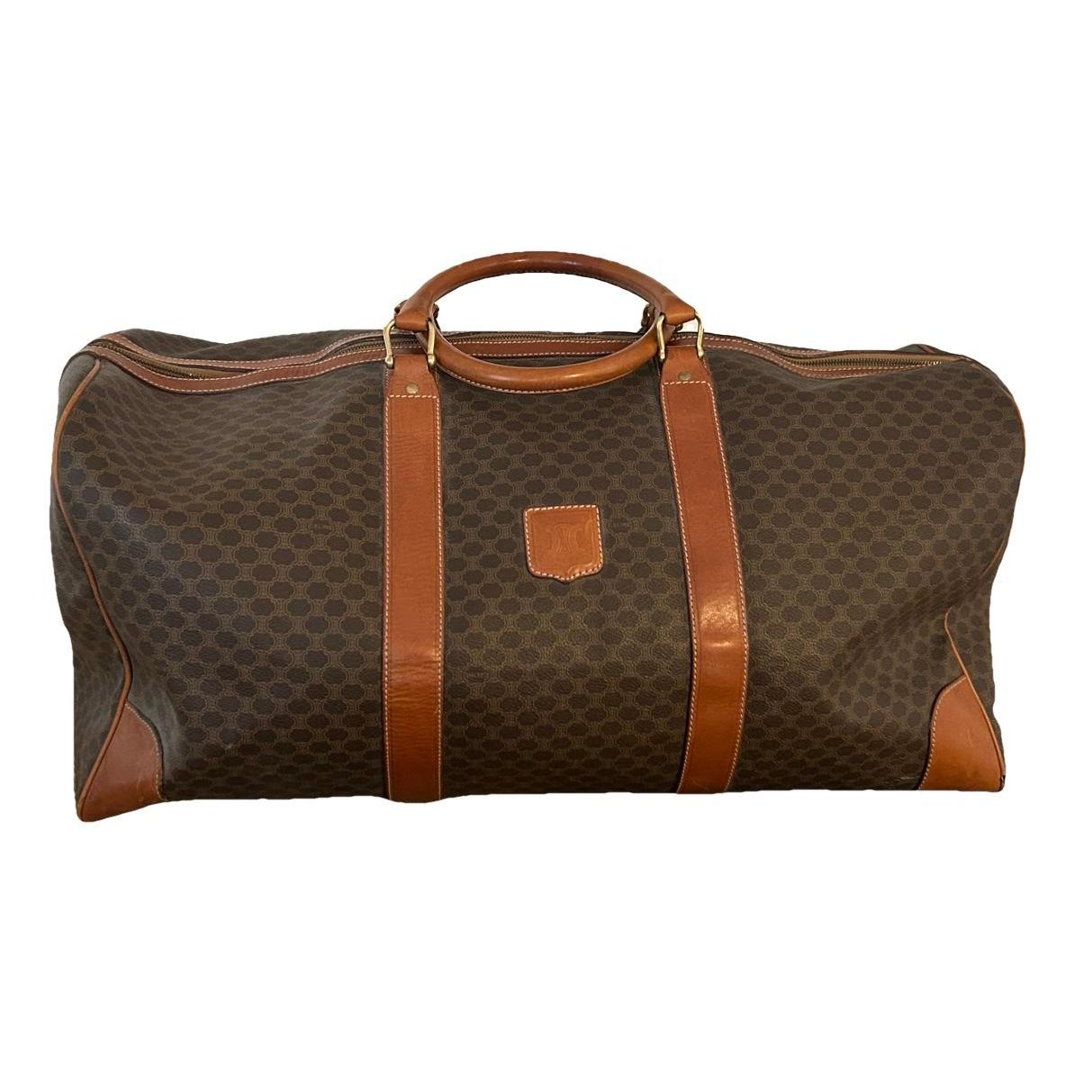 Leather travel bag