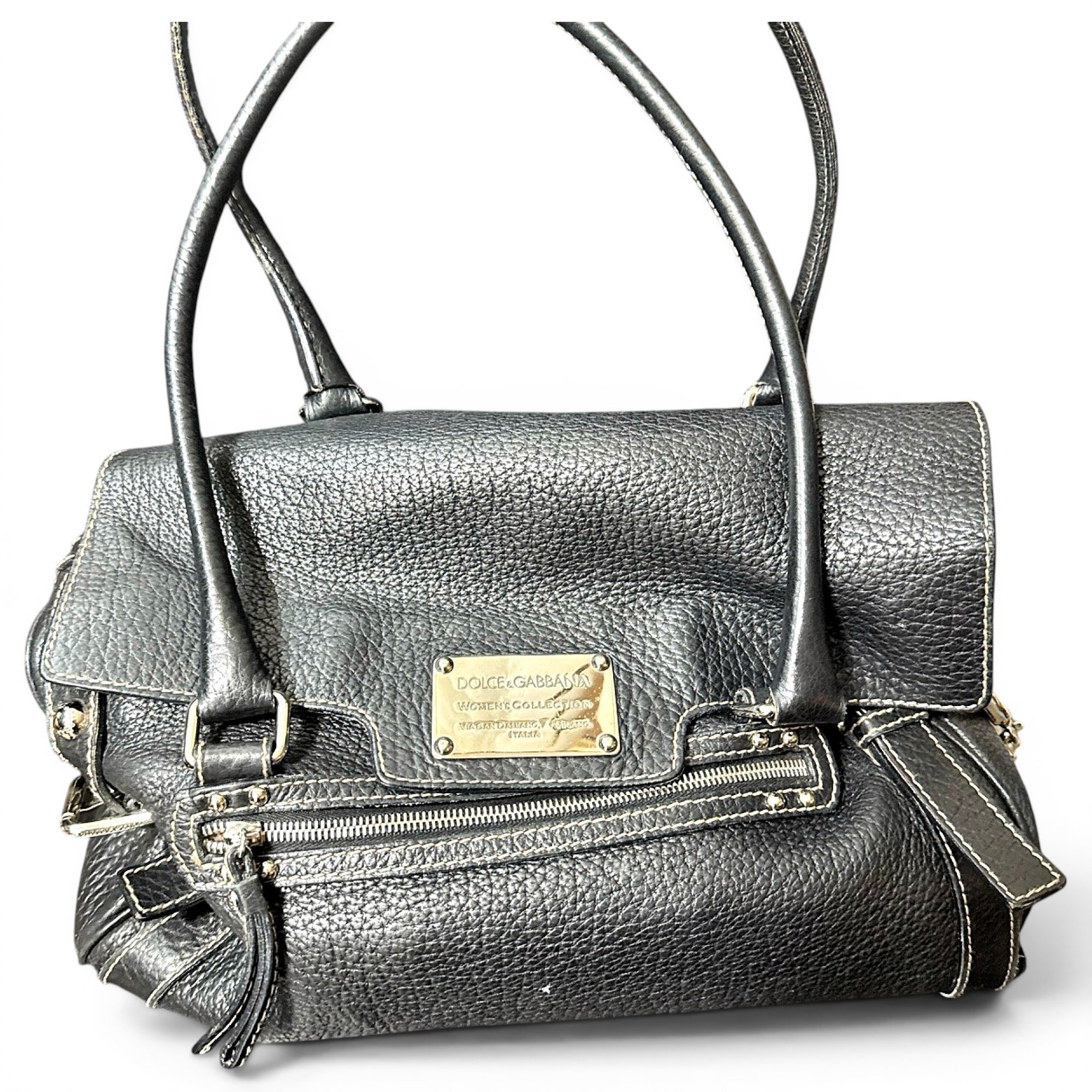 Leather handbag
