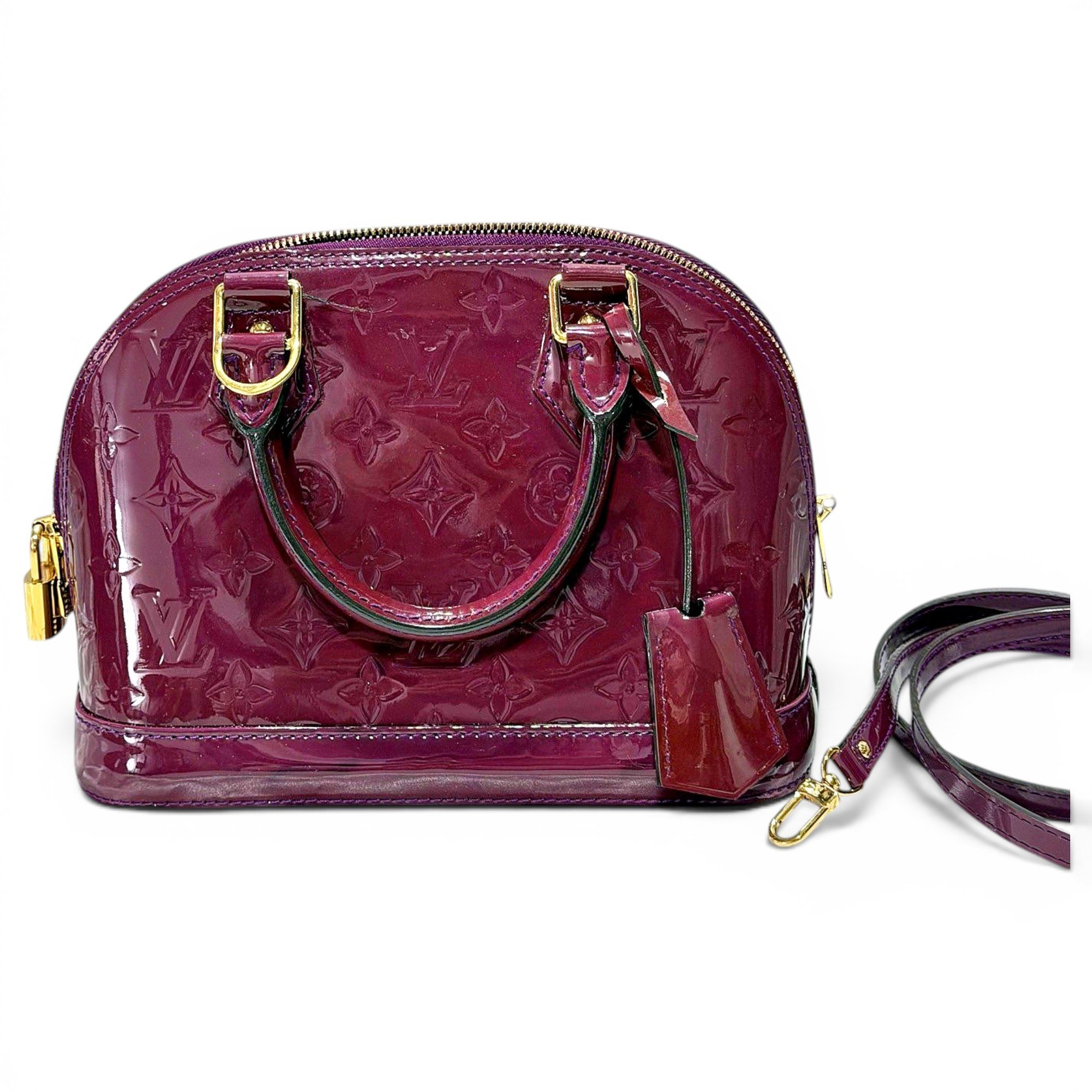 Alma BB patent leather handbag