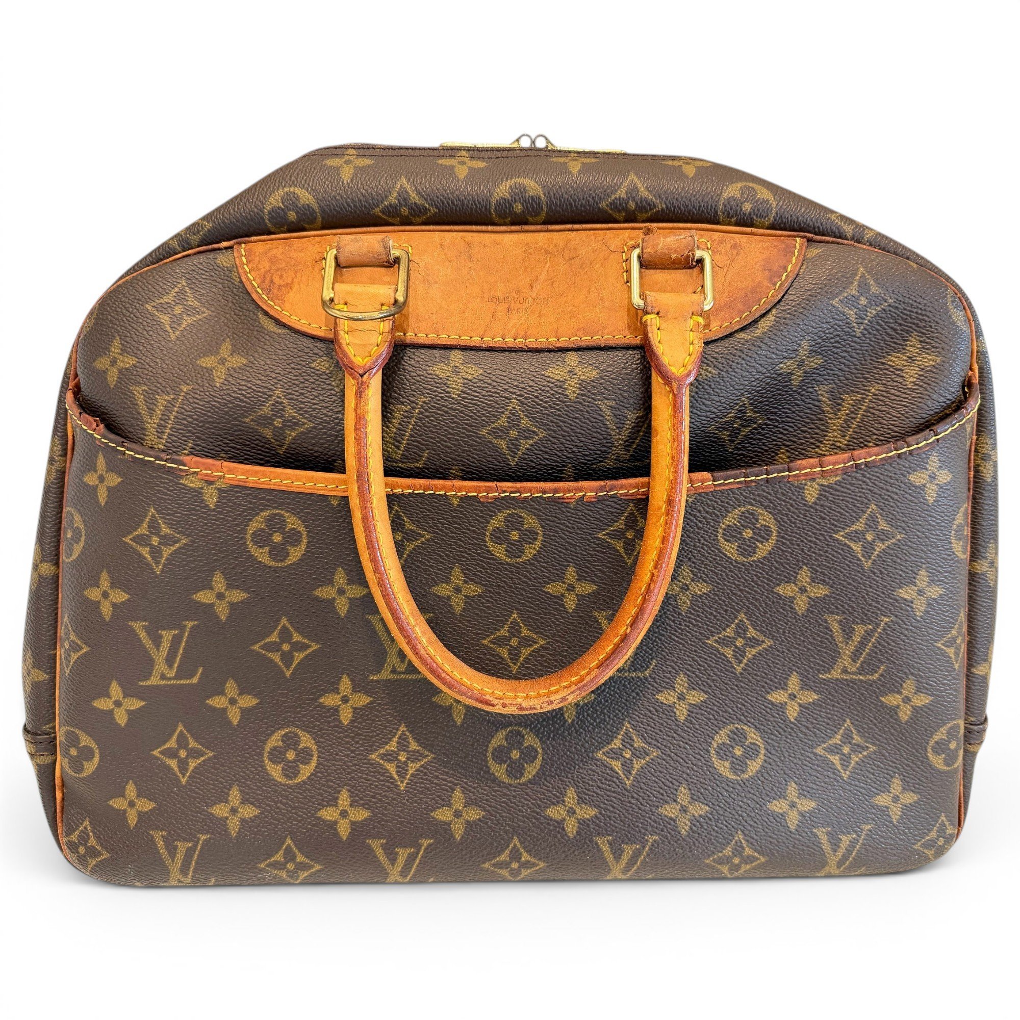 Deauville leather handbag