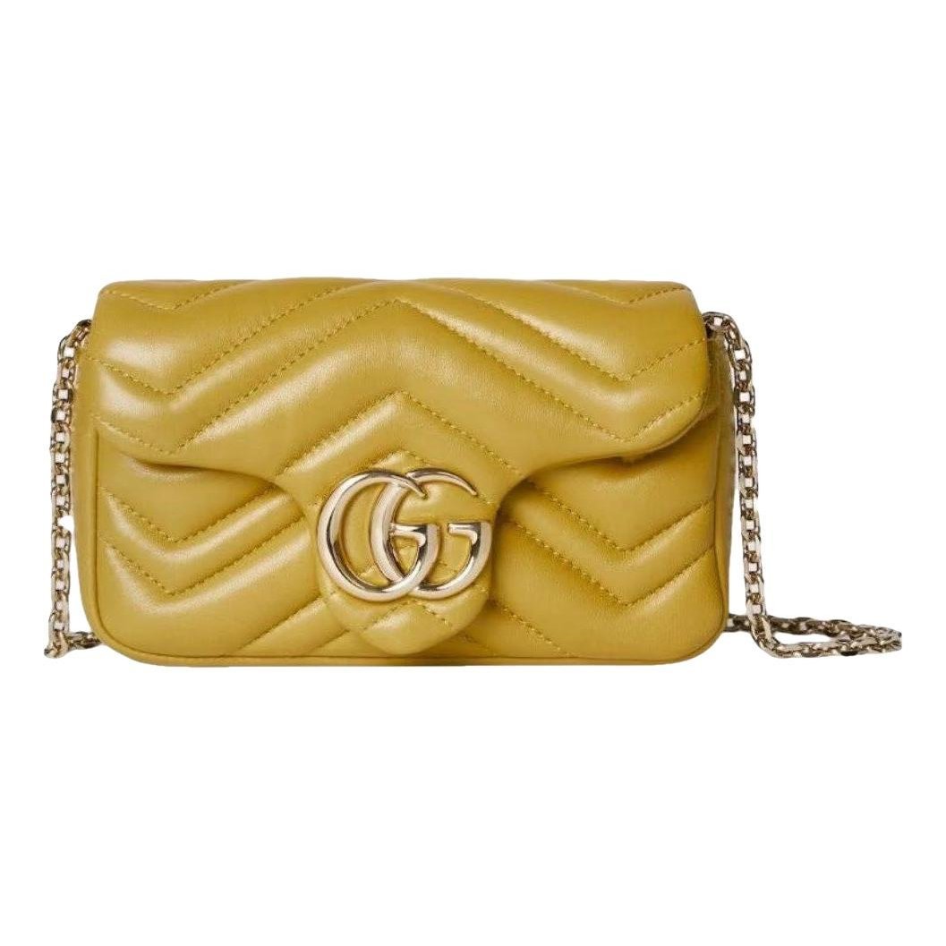 GG Marmont Flap leather crossbody bag