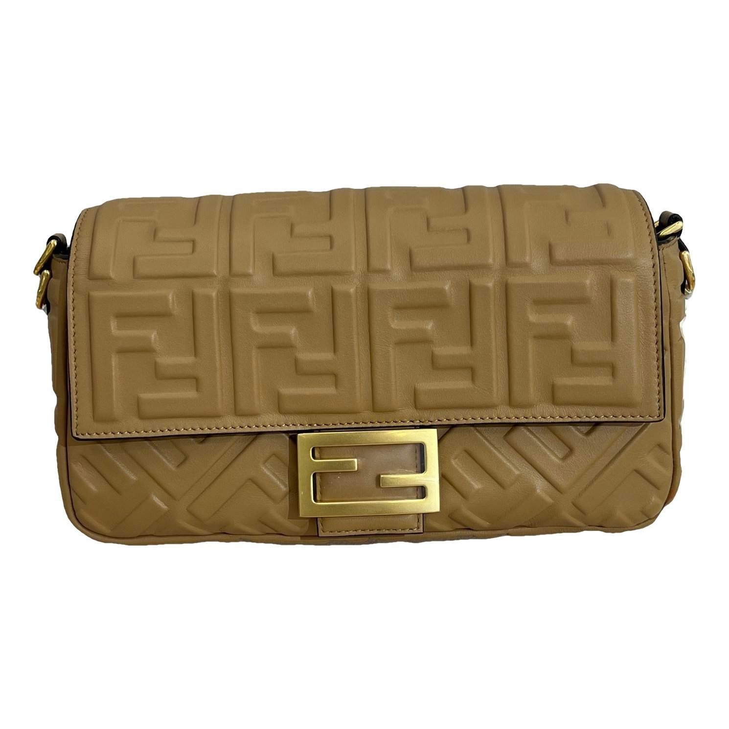 Baguette leather handbag
