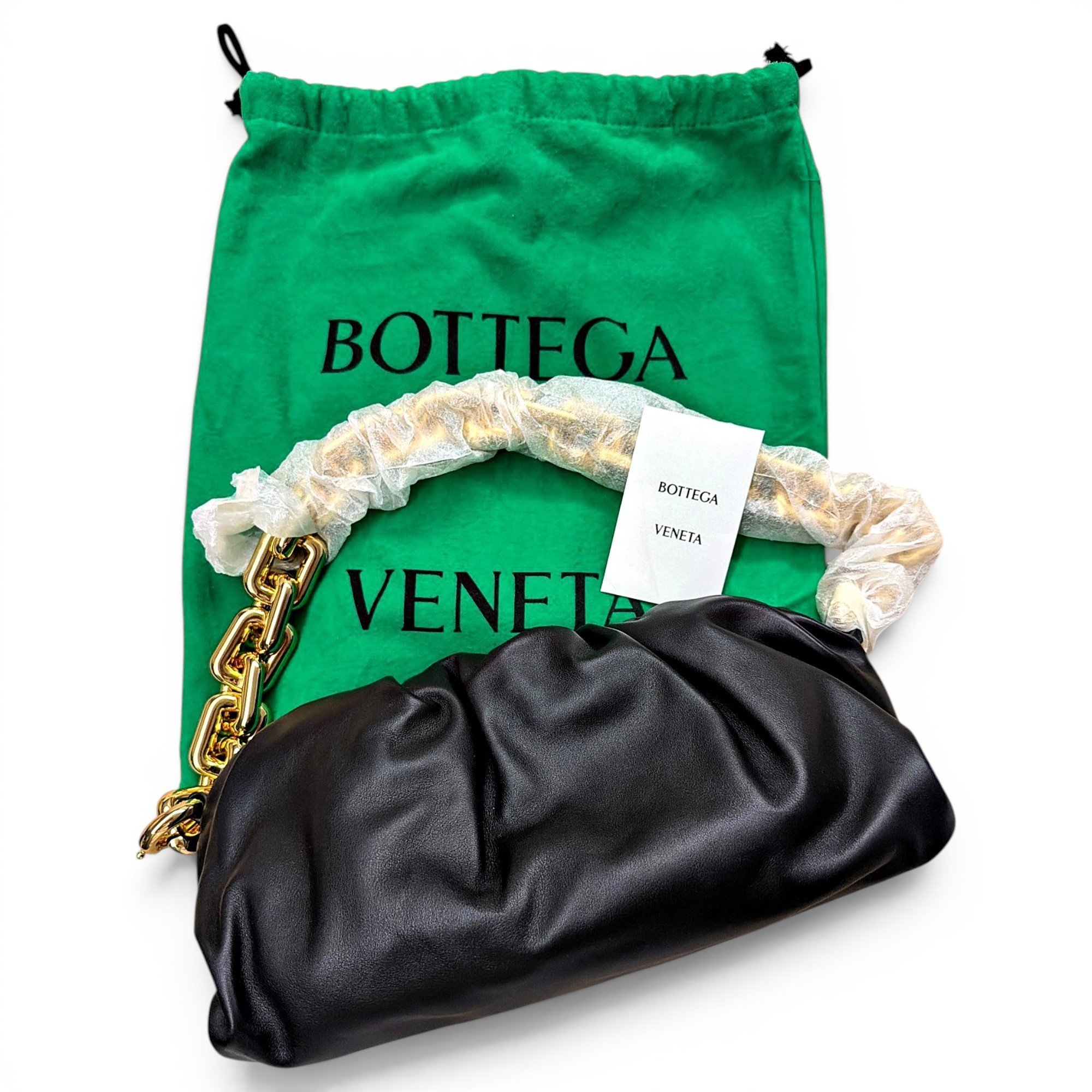 Chain Pouch leather handbag