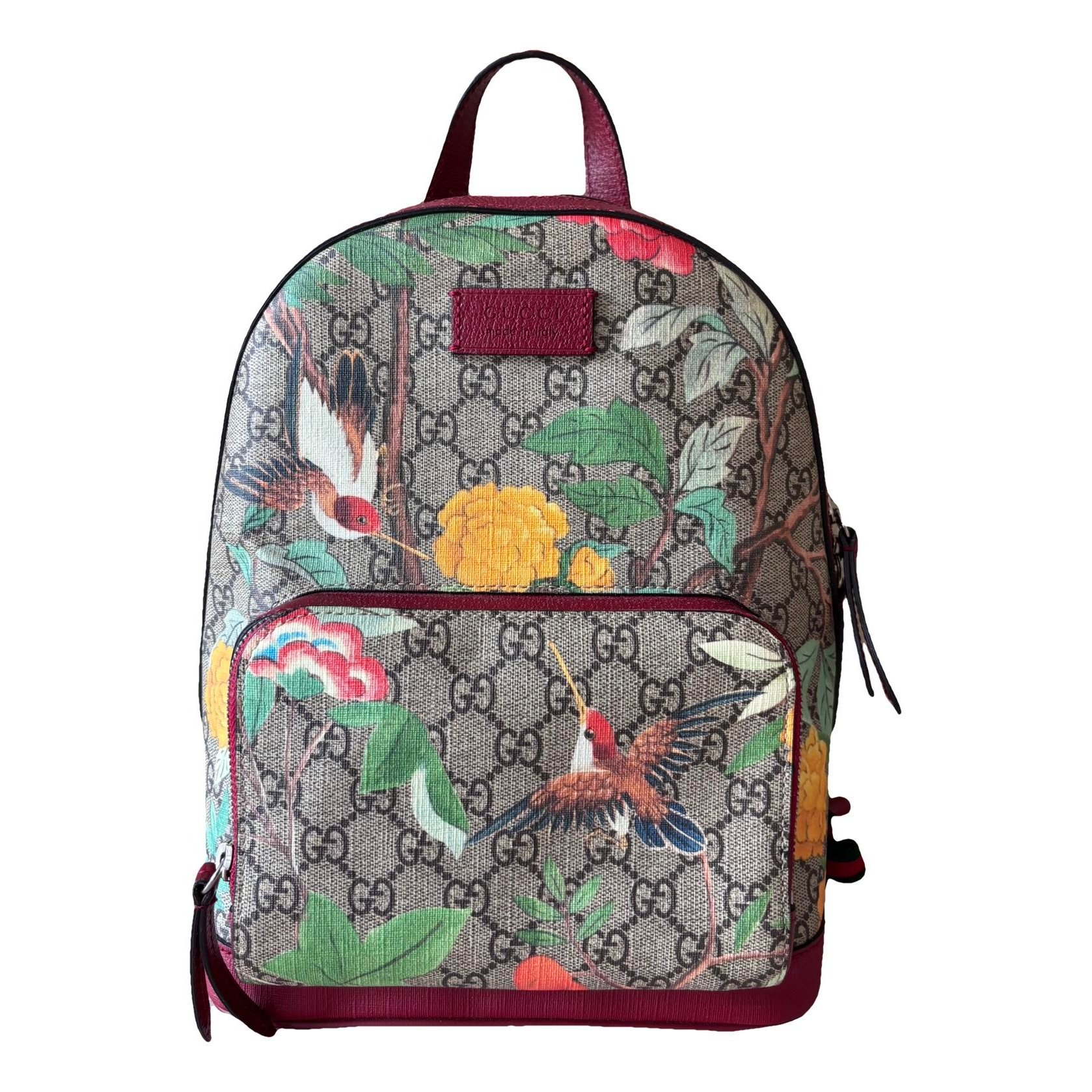 Leather backpack