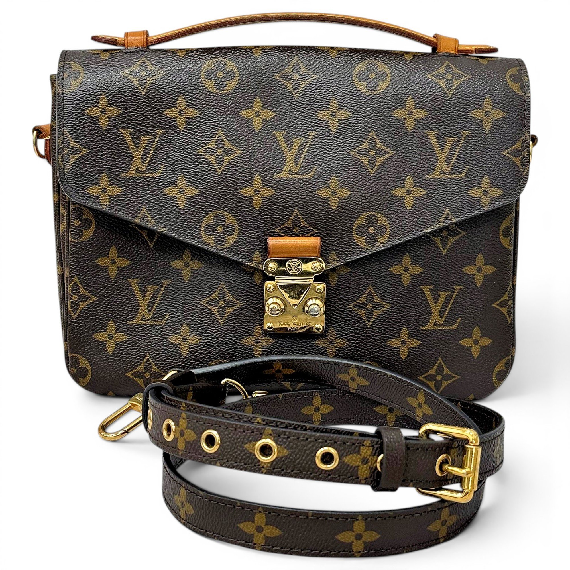 Metis leather handbag