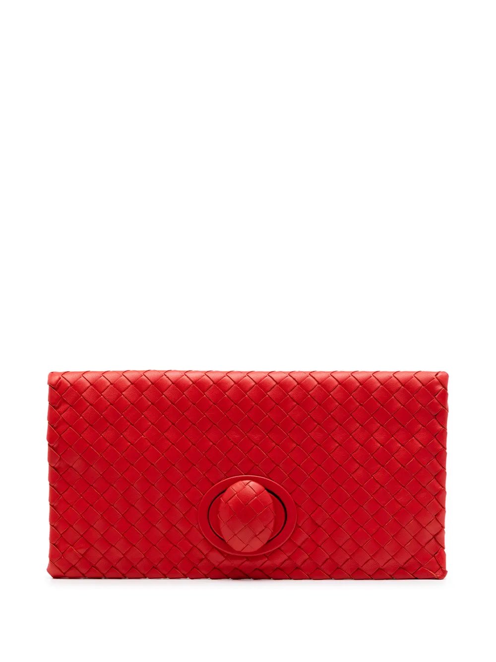 2012-2026 Nappa Intrecciato Turn Lock clutch bag