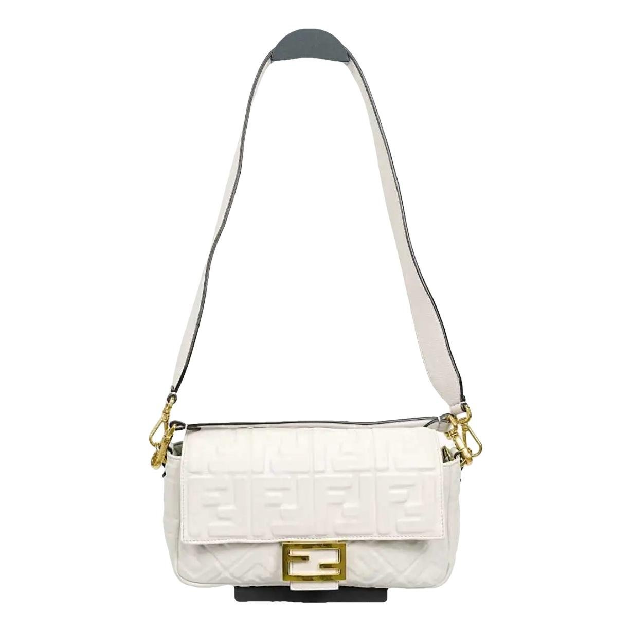 Baguette Chain Midi leather crossbody bag