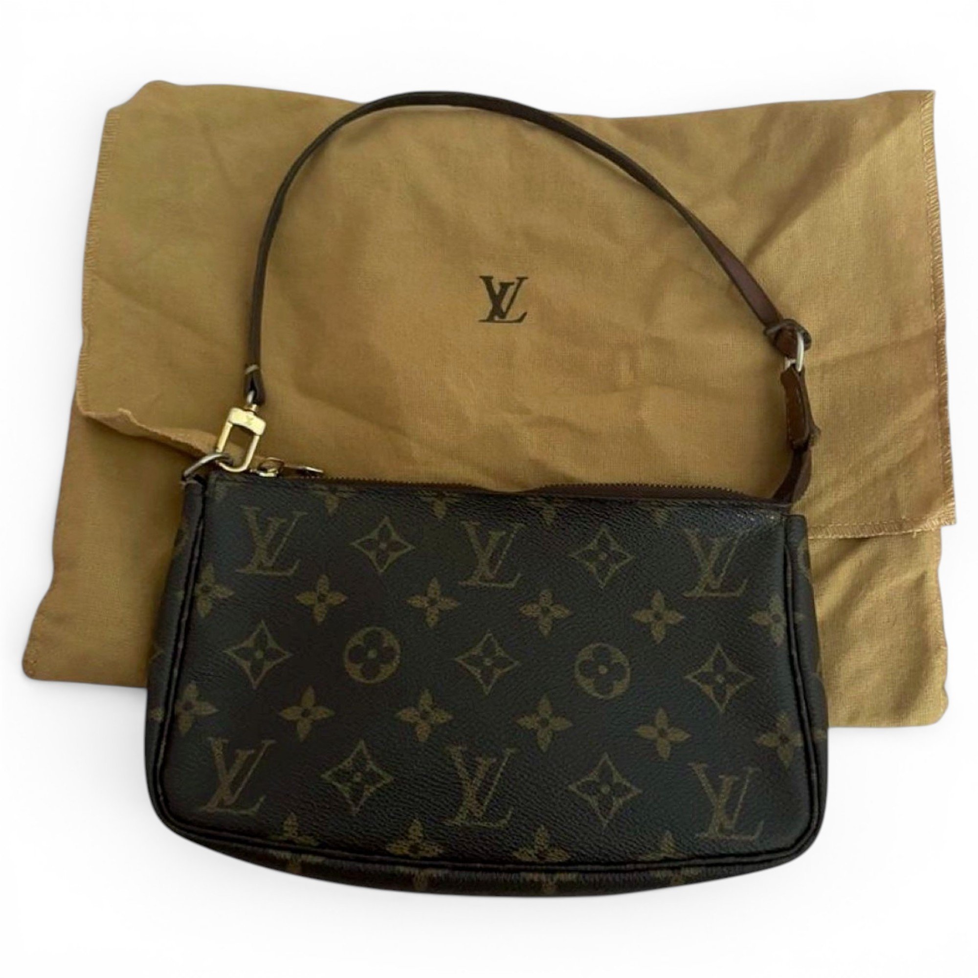 Pochette Accessoire leather handbag