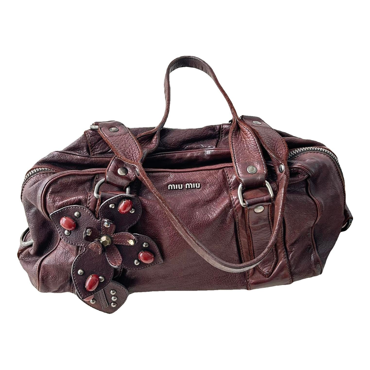 Leather handbag