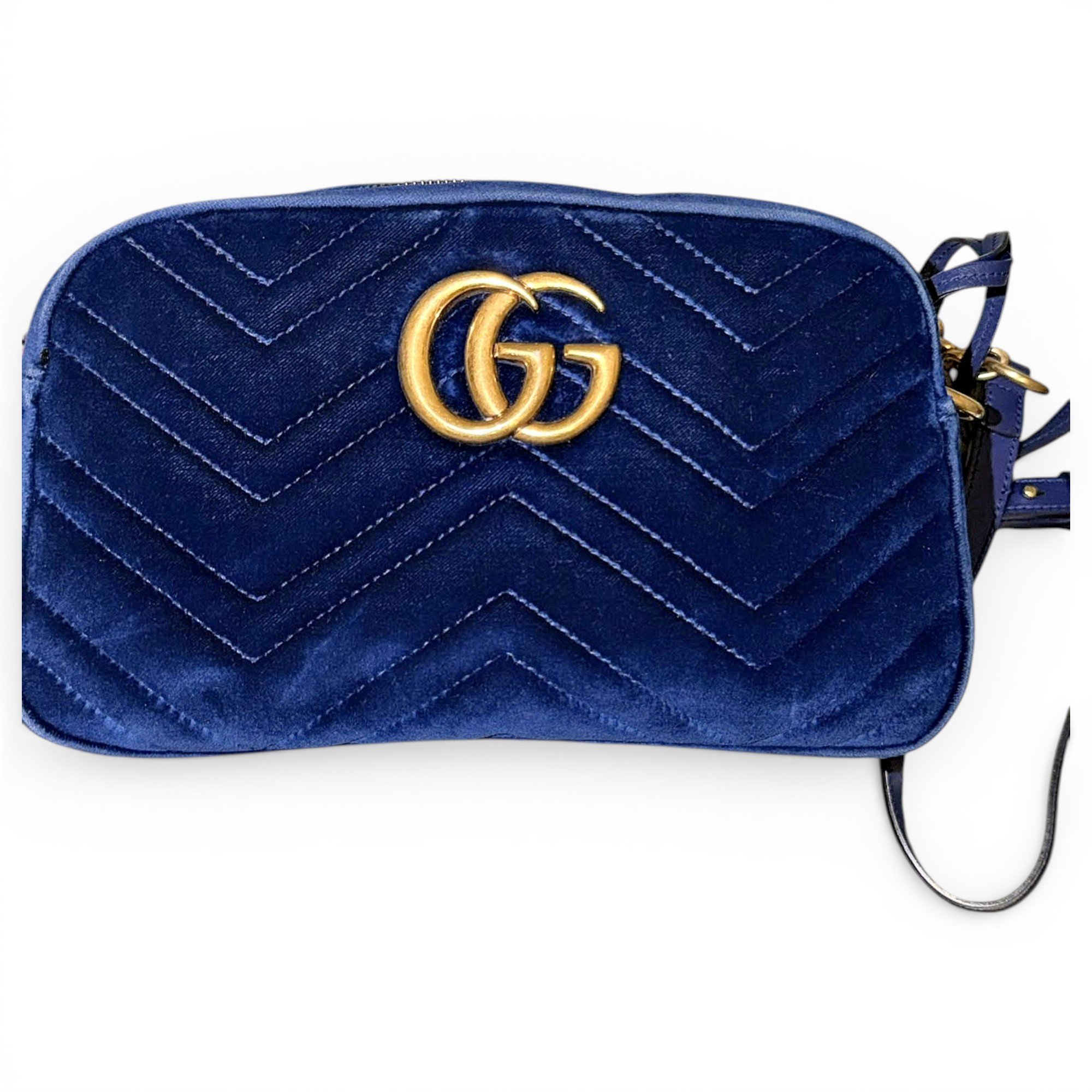 GG Marmont velvet crossbody bag
