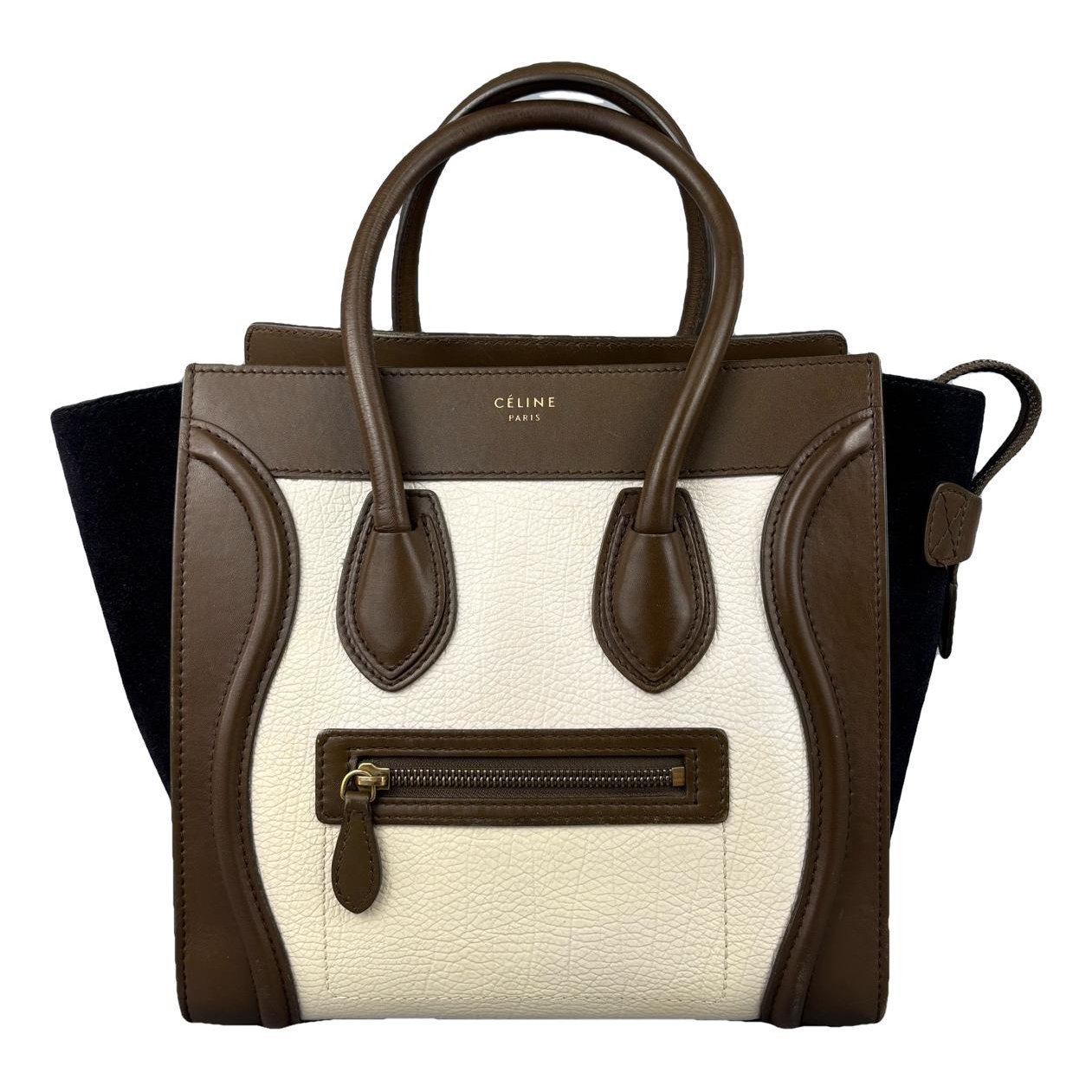 Nano Luggage leather handbag