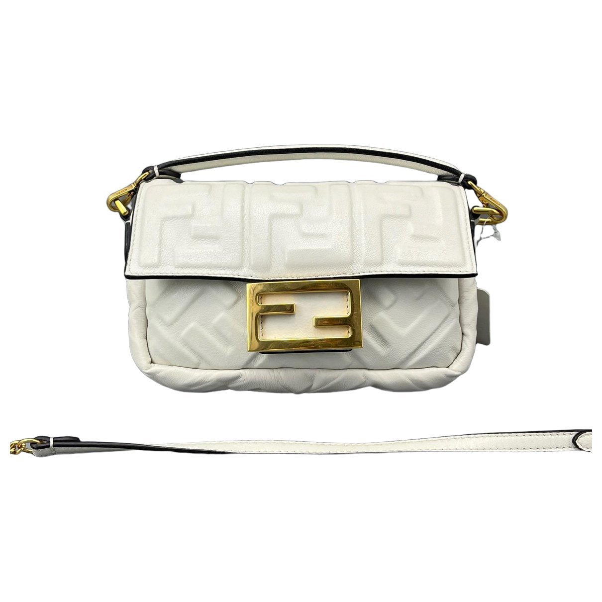 Baguette leather handbag