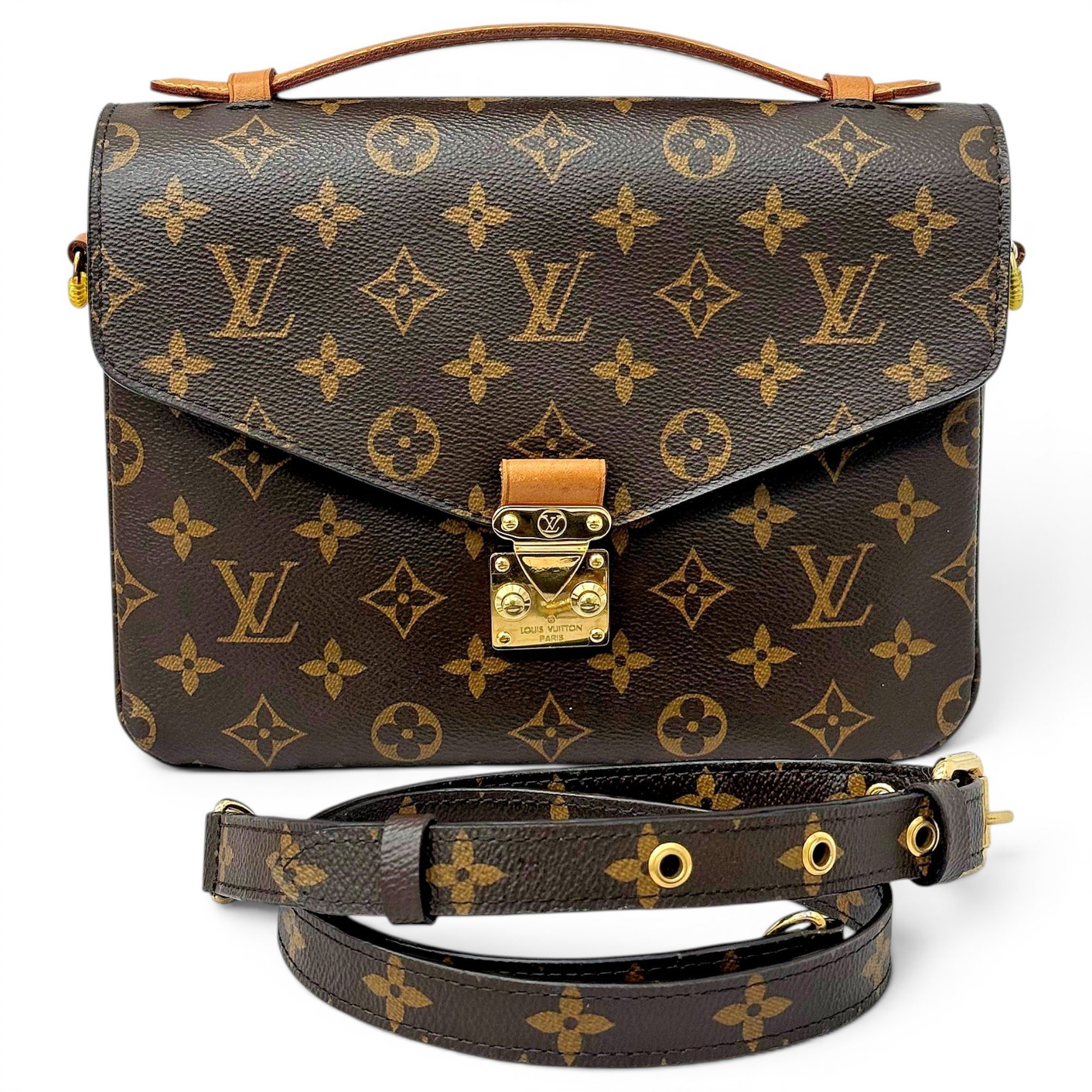 Metis leather handbag