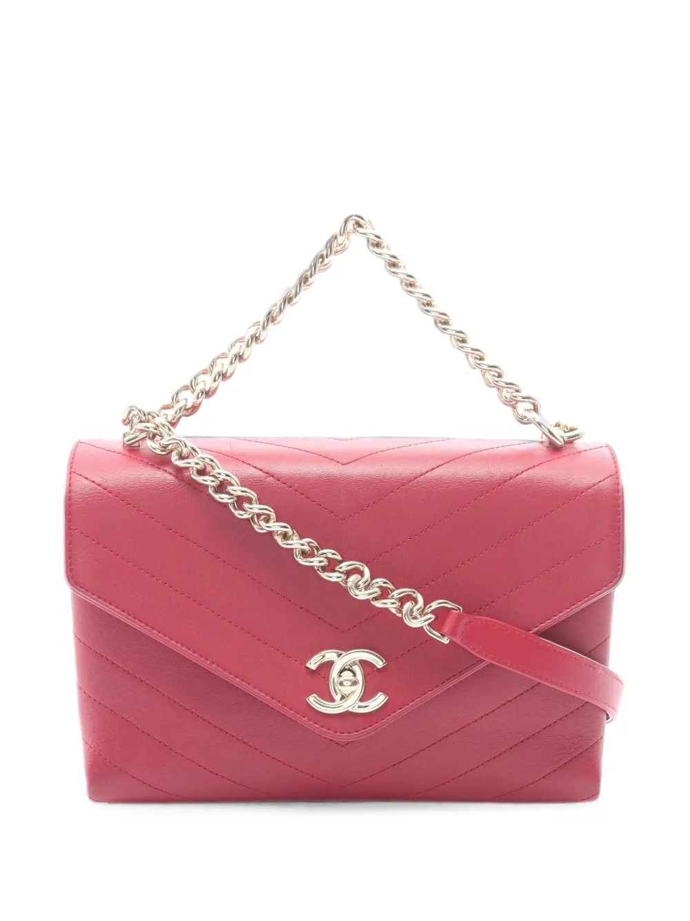 2018-2019 Chevron V-stitch shoulder bag