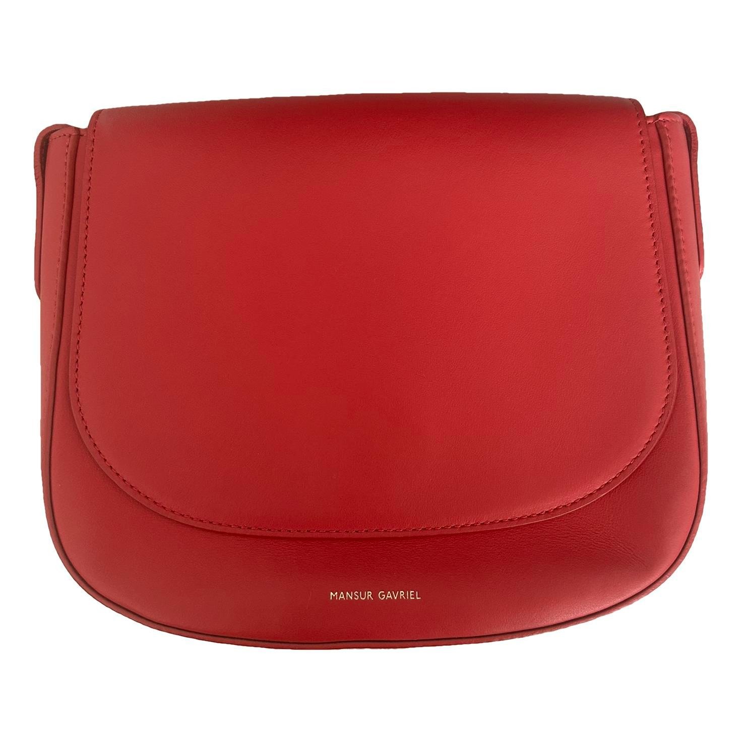 Mansur Gavriel Leather clutch bag