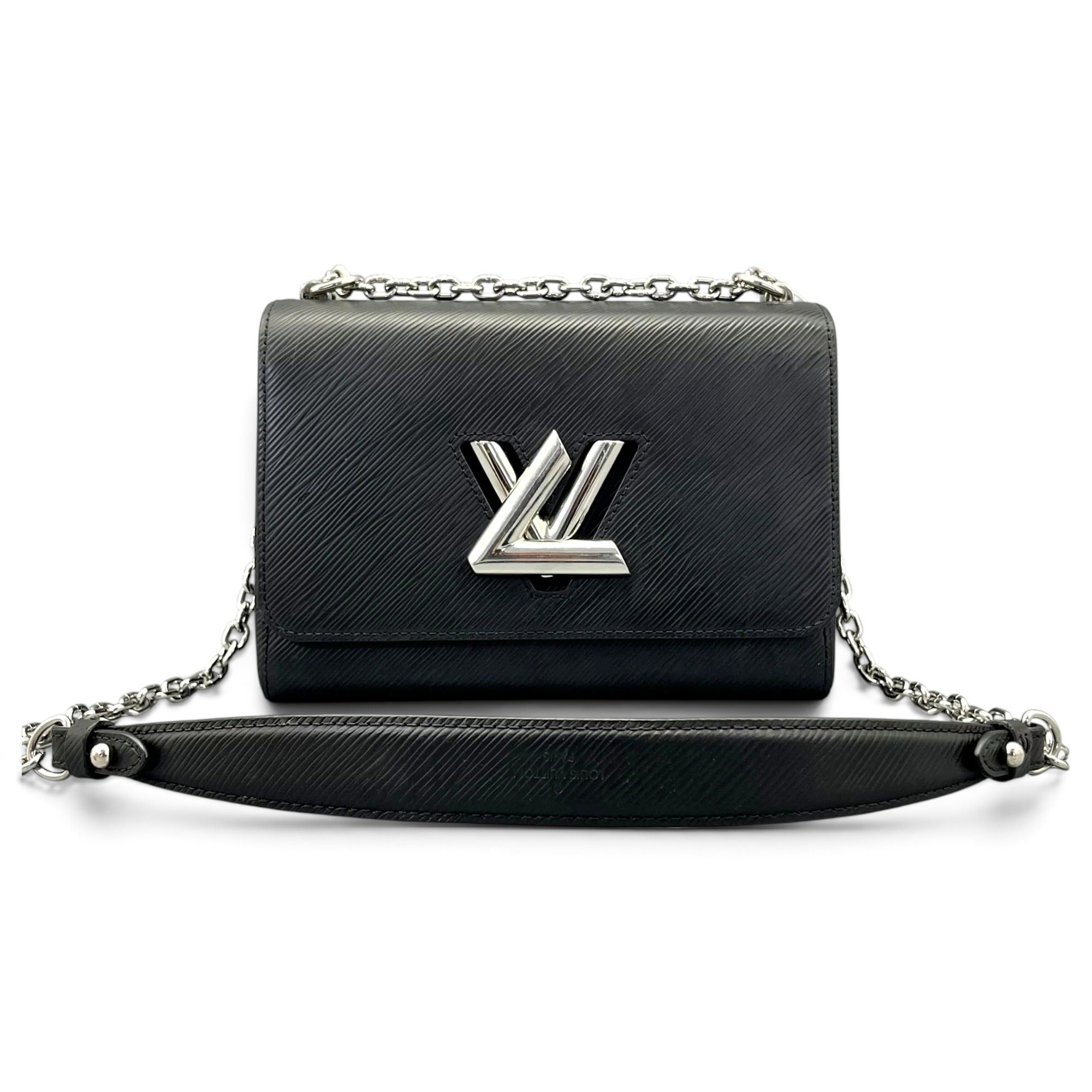 Twist leather handbag