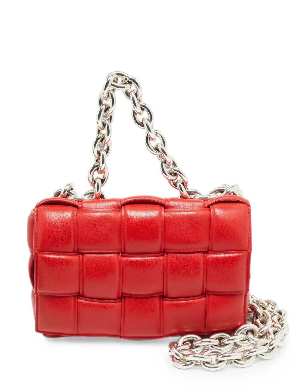 Cassette padded shoulder bag