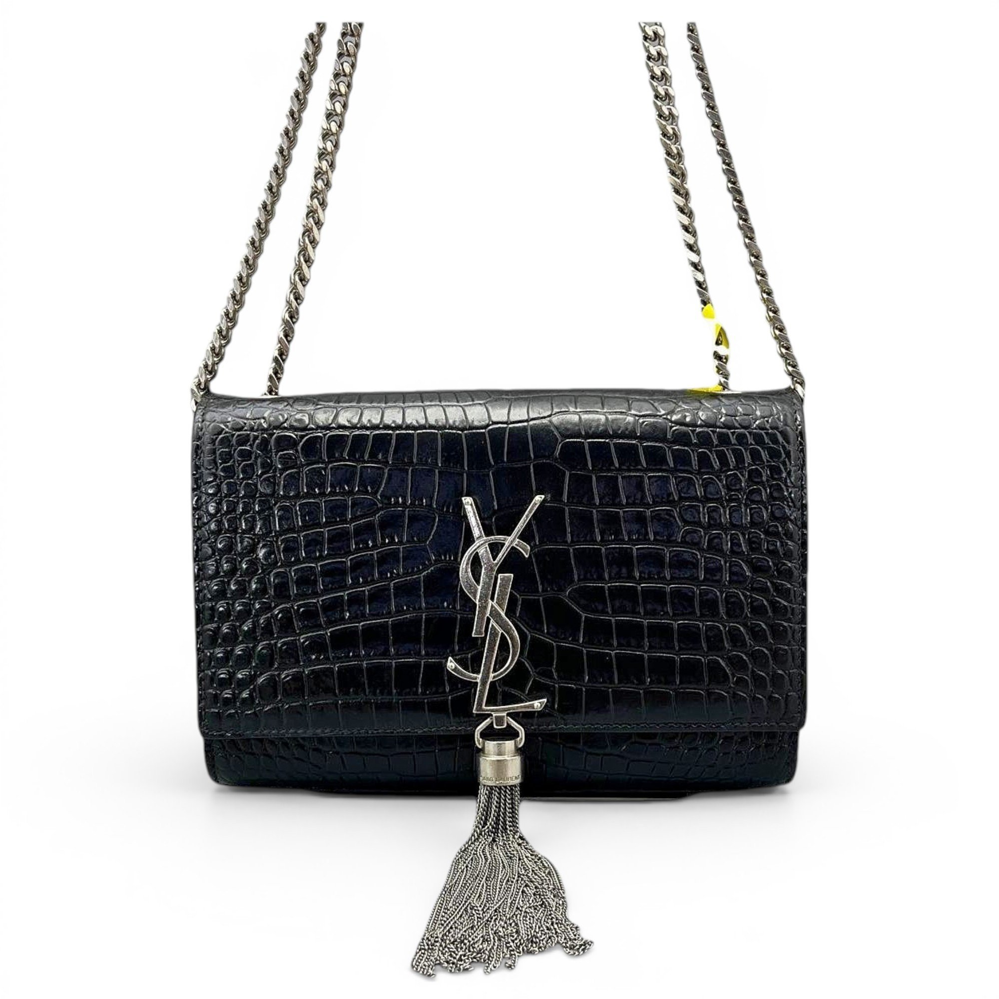 Pompom Kate leather handbag