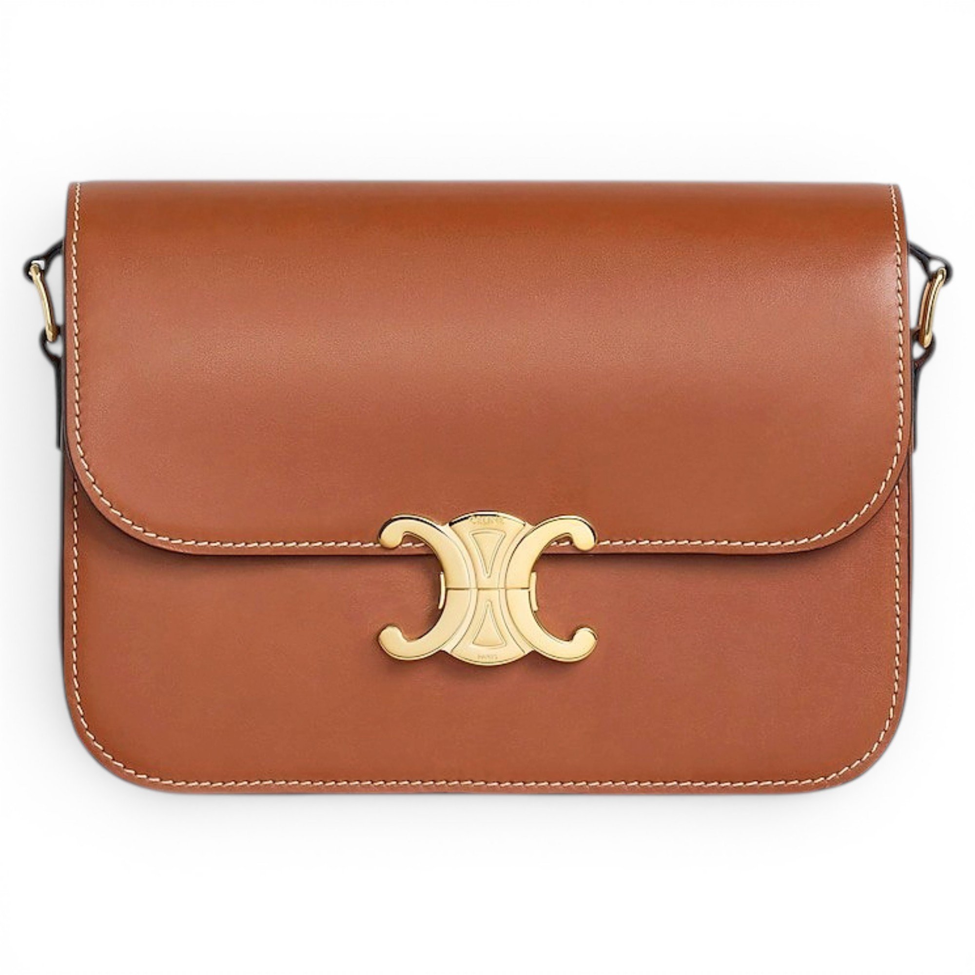Triomphe leather handbag