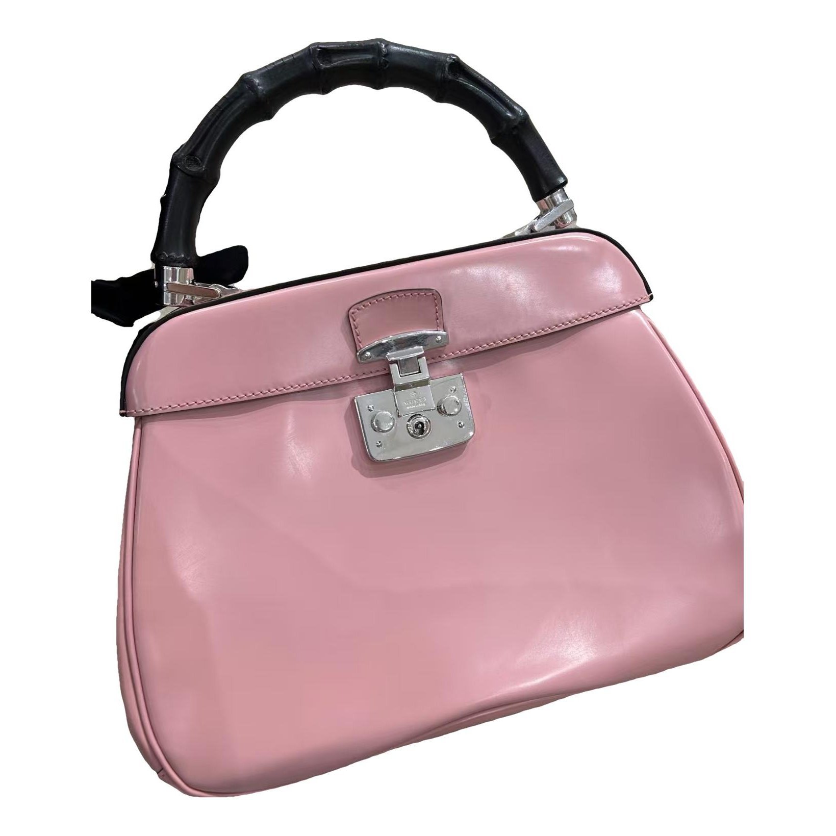 Lady Lock leather handbag