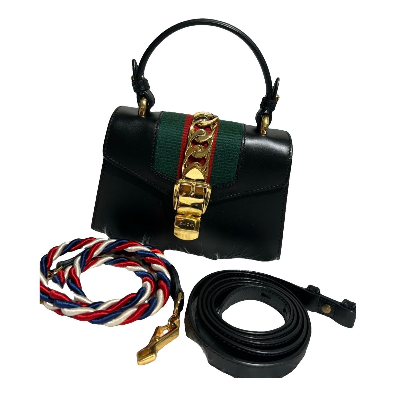 Sylvie Top Handle leather handbag