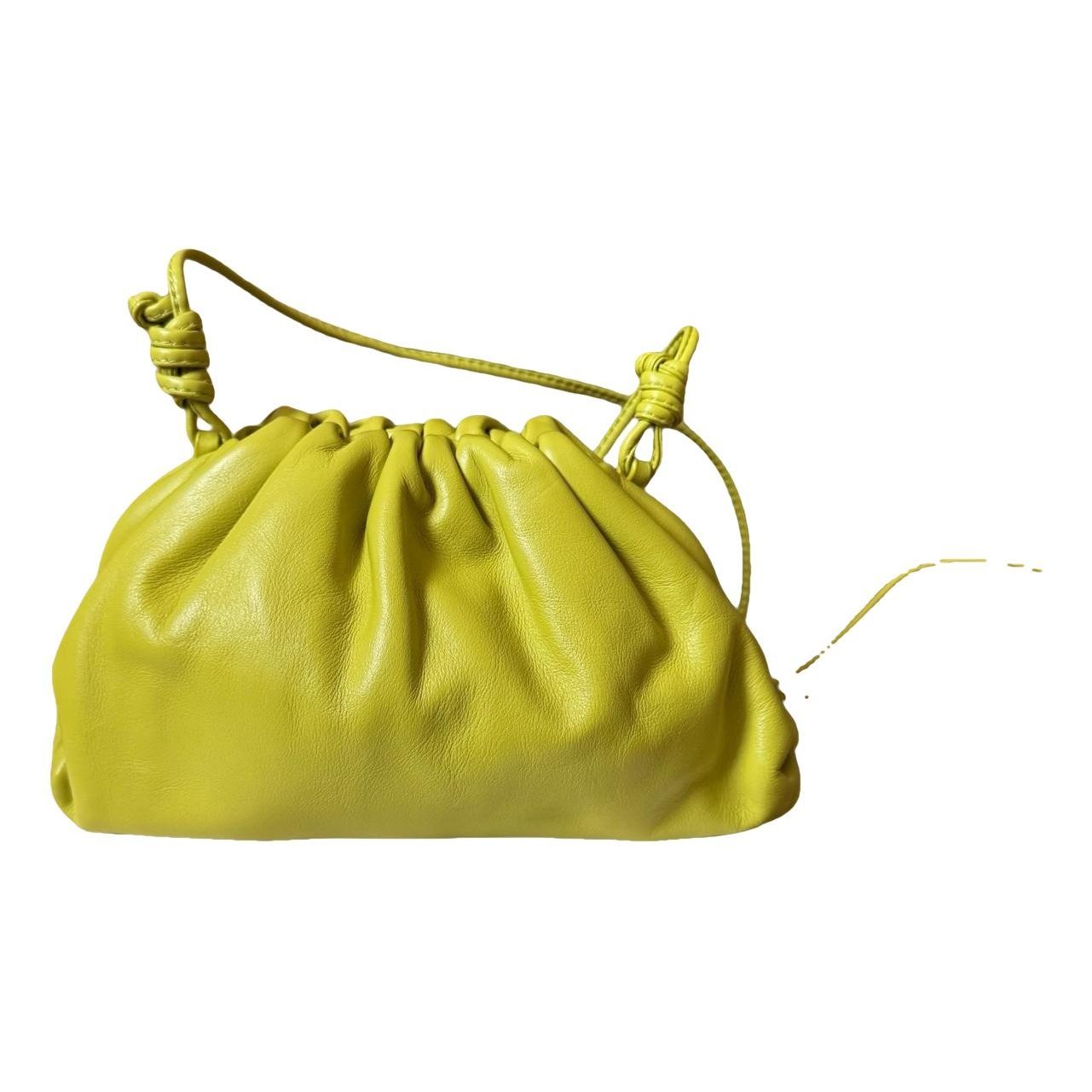 Pouch leather crossbody bag