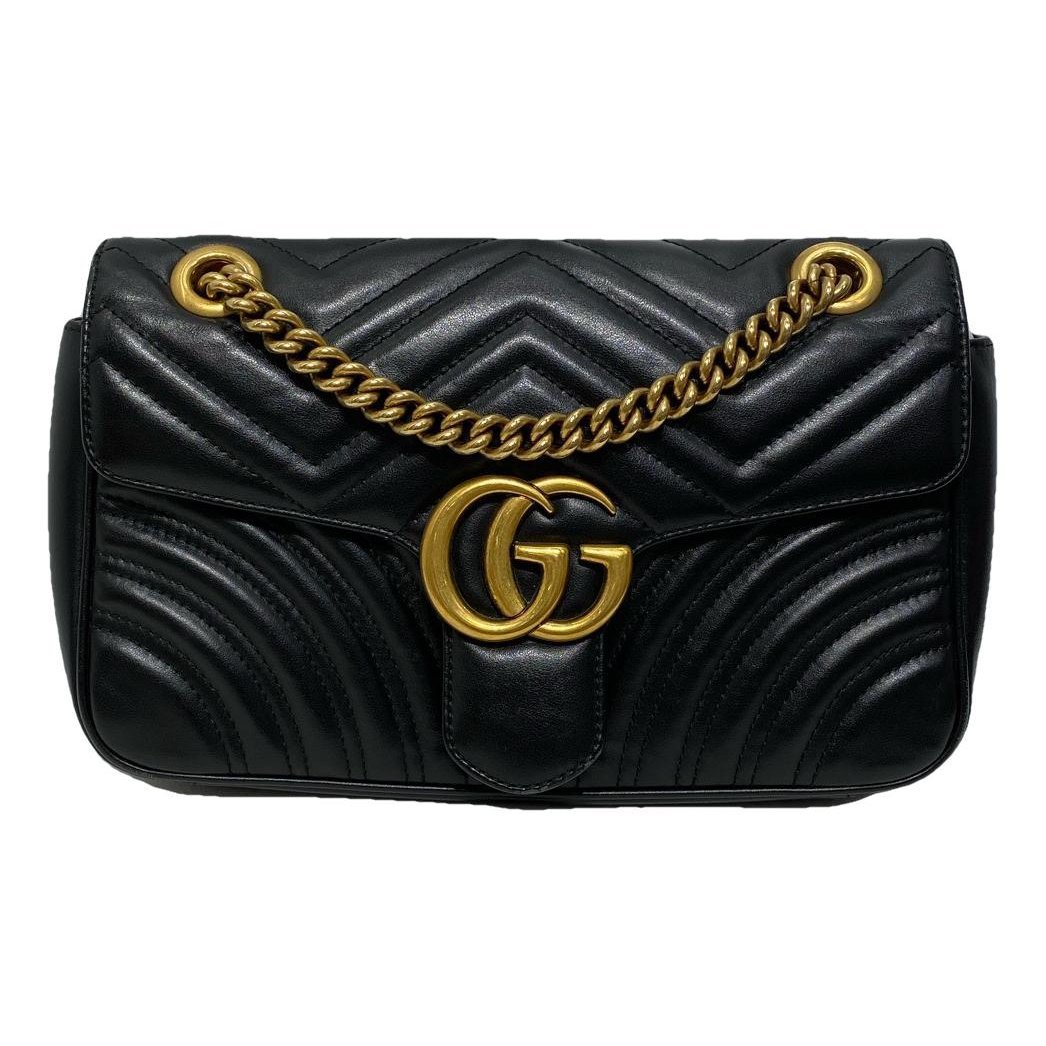 GG Marmont Flap leather crossbody bag