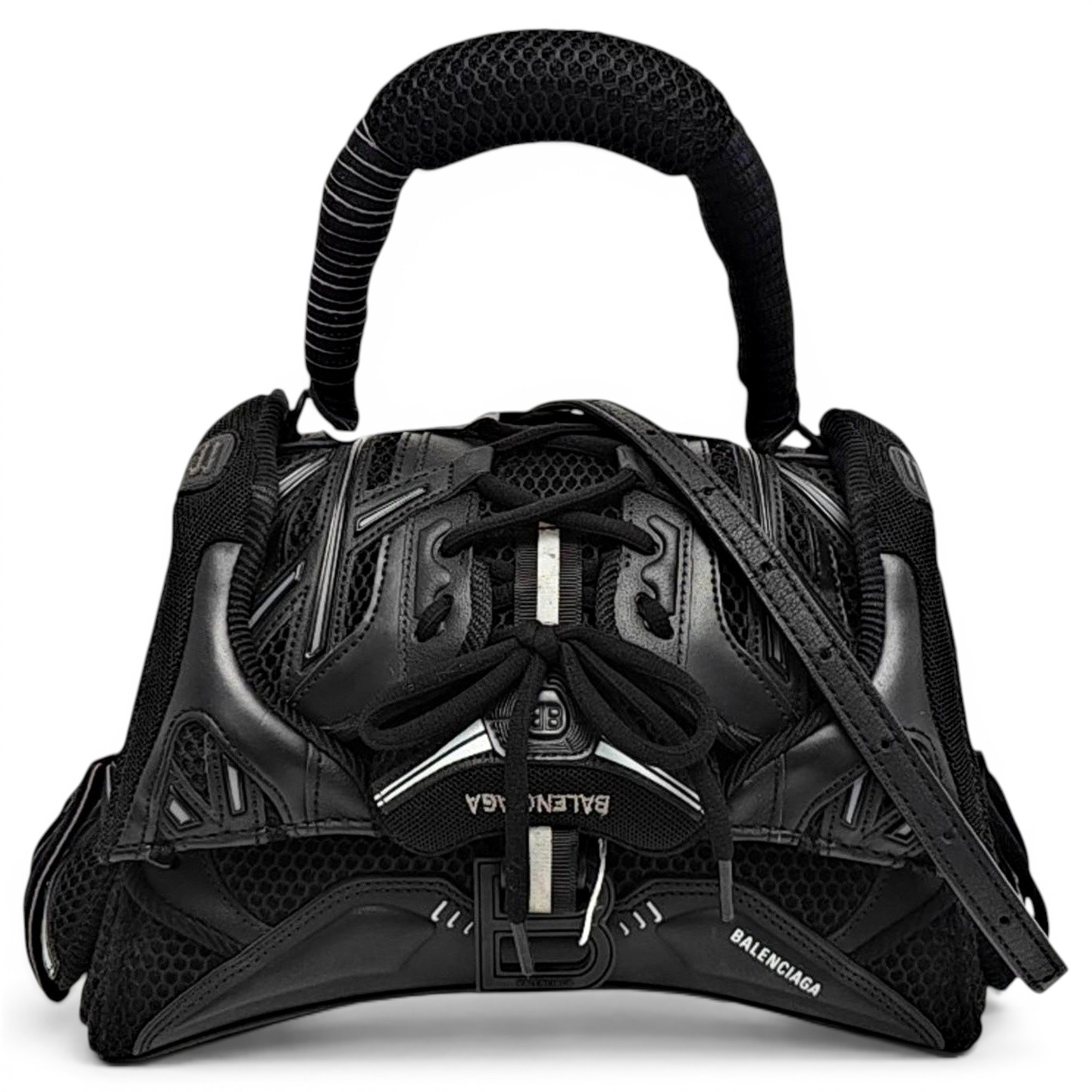 Hourglass cloth handbag