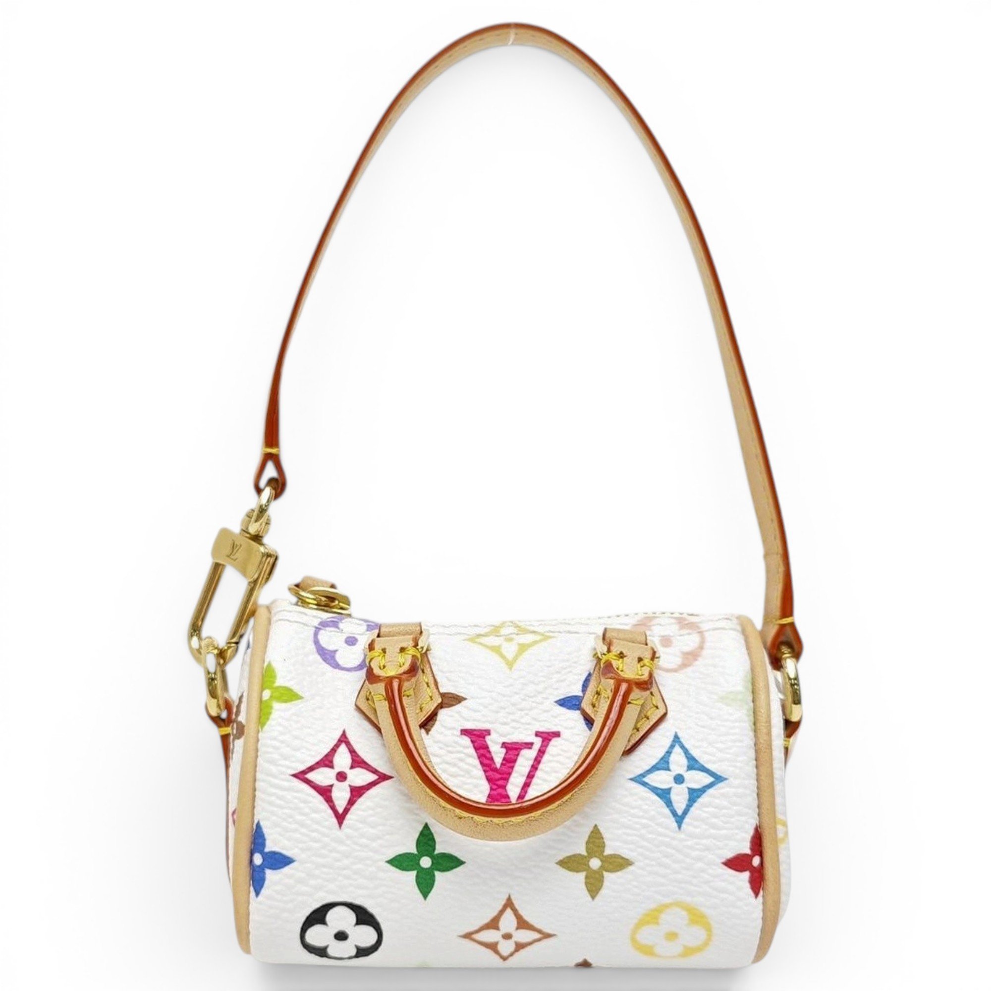 Nano Speedy / Mini HL leather handbag
