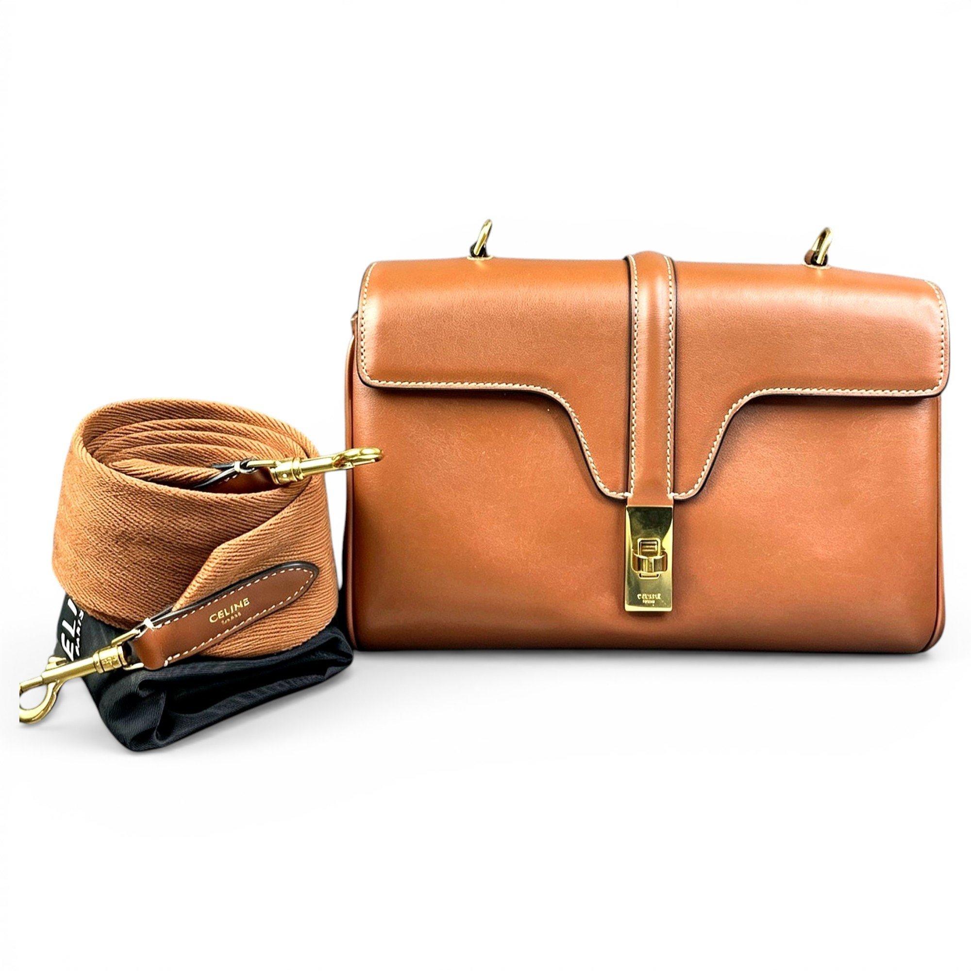 Sac 16 leather handbag