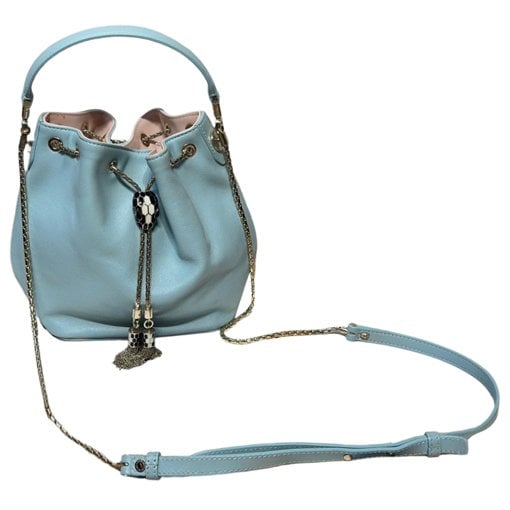 Bvlgari Serpenti leather handbag
