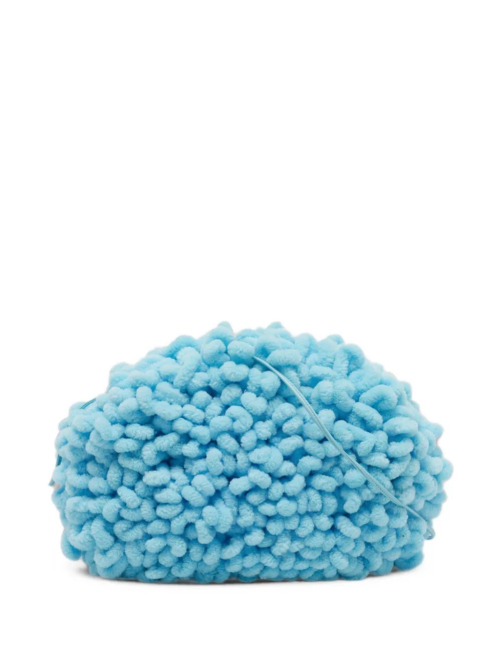 The Pouch chenille clutch bag