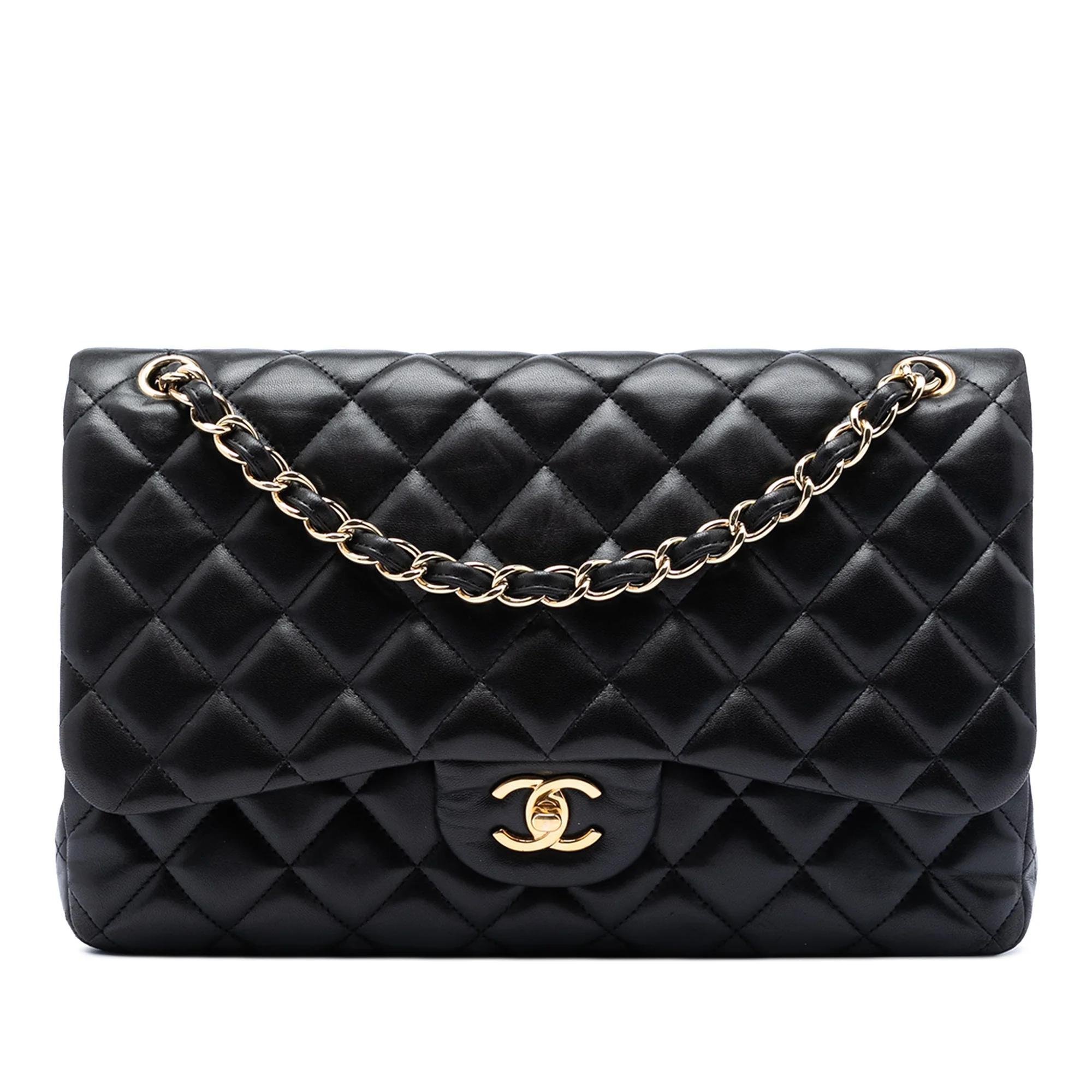 Wallet On Chain Boy Half Flap leather handbag