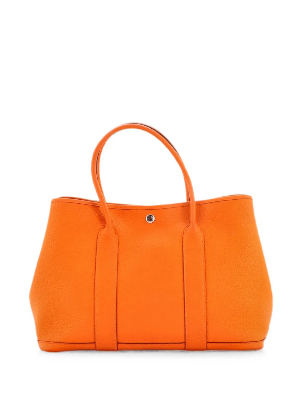 Garden Party Tote Leather with Printed Interior 36 satchel