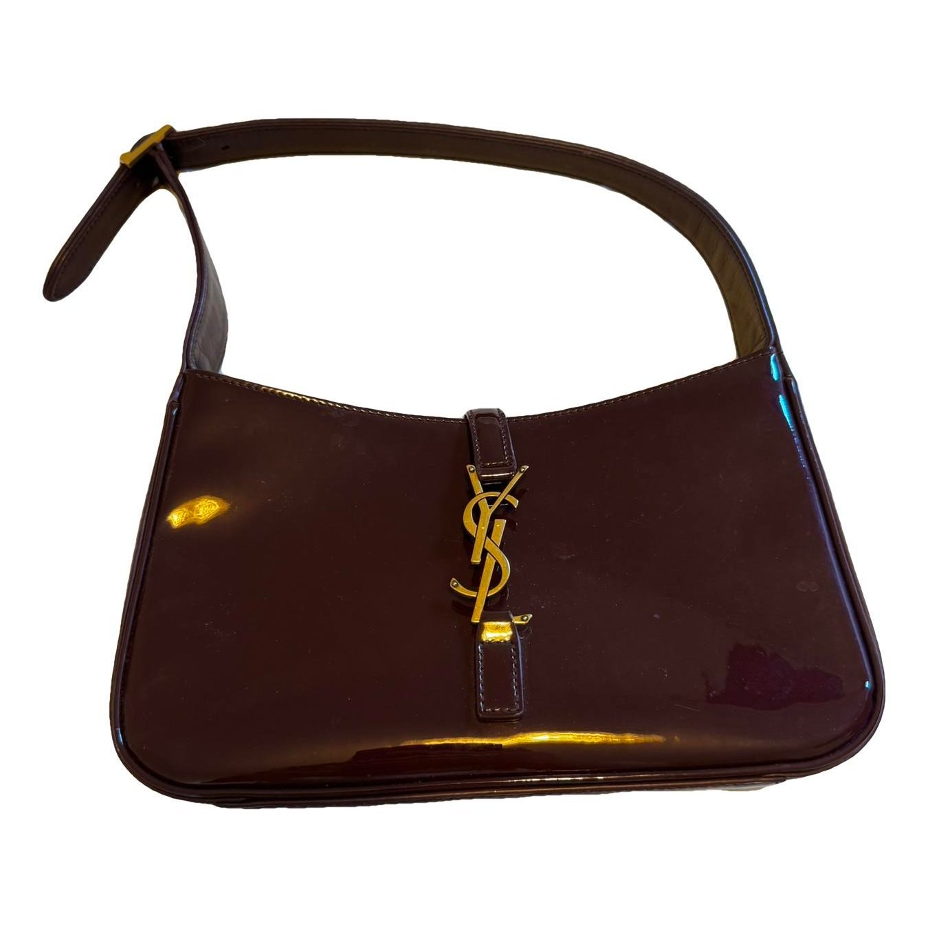 Patent leather handbag