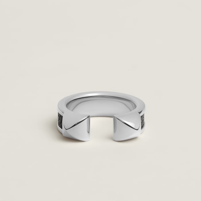 Noir Athena Double Stud Ring
