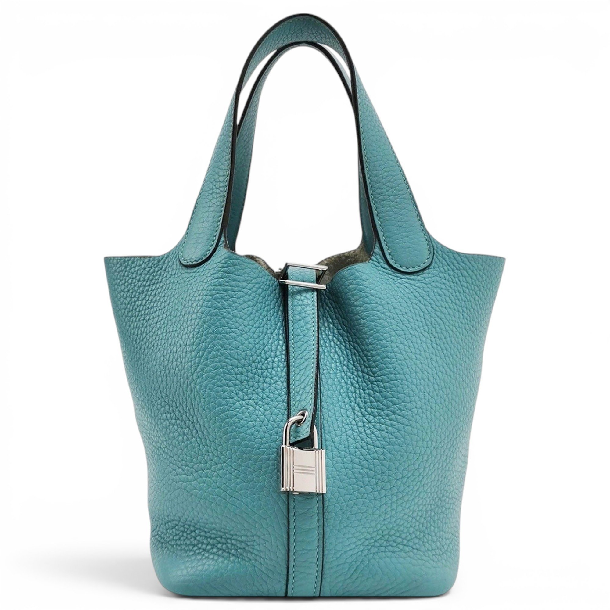 Picotin leather handbag