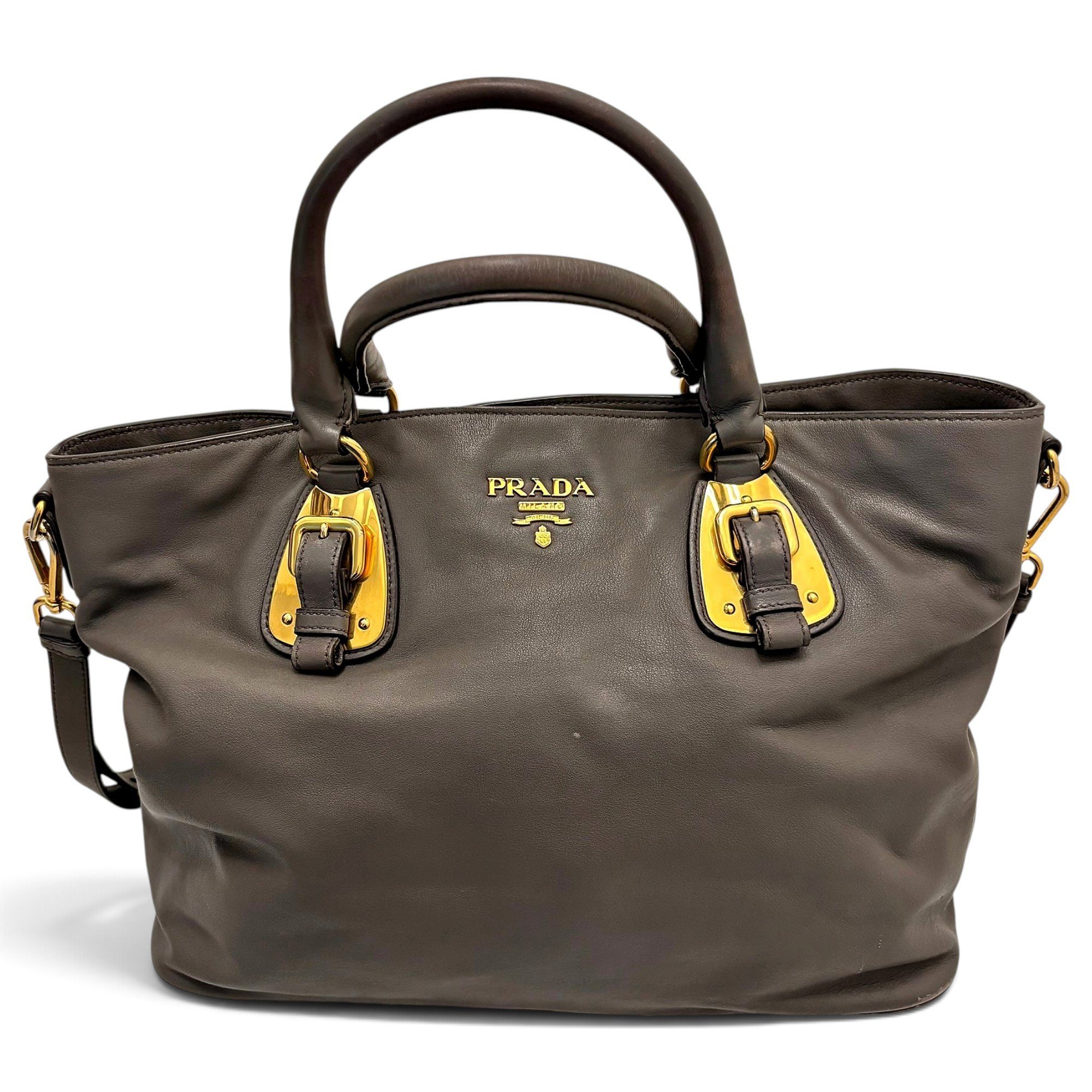 Leather tote
