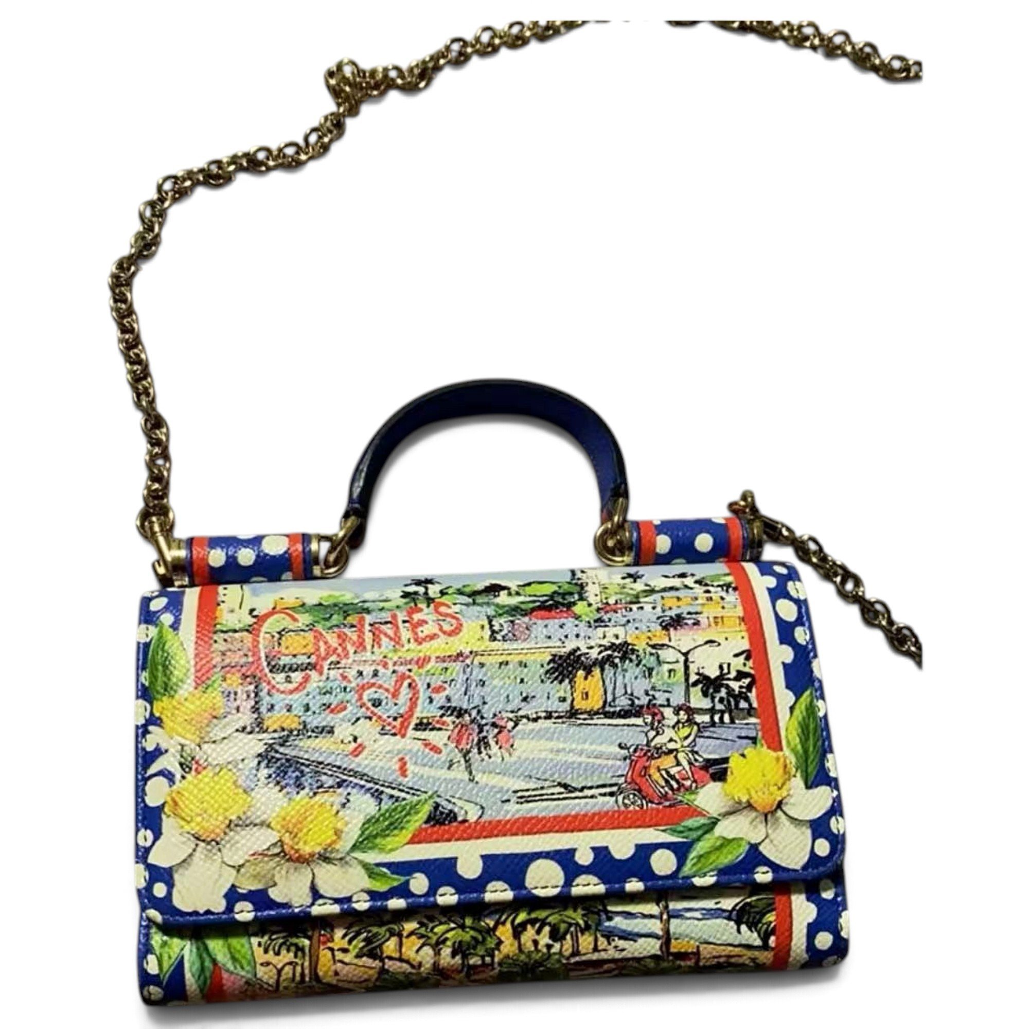 Dolce & Gabbana Sicily leather handbag