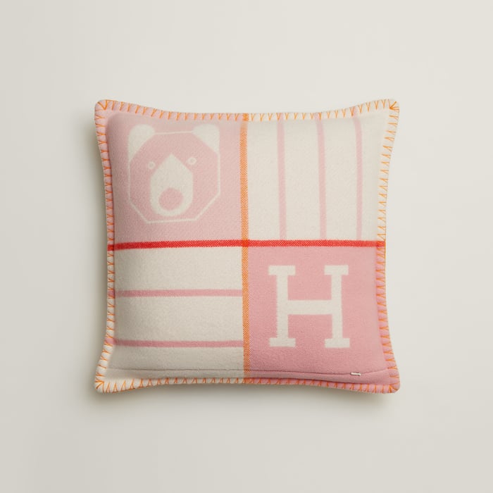 Rose Quartz Animaux Blocks Pillow