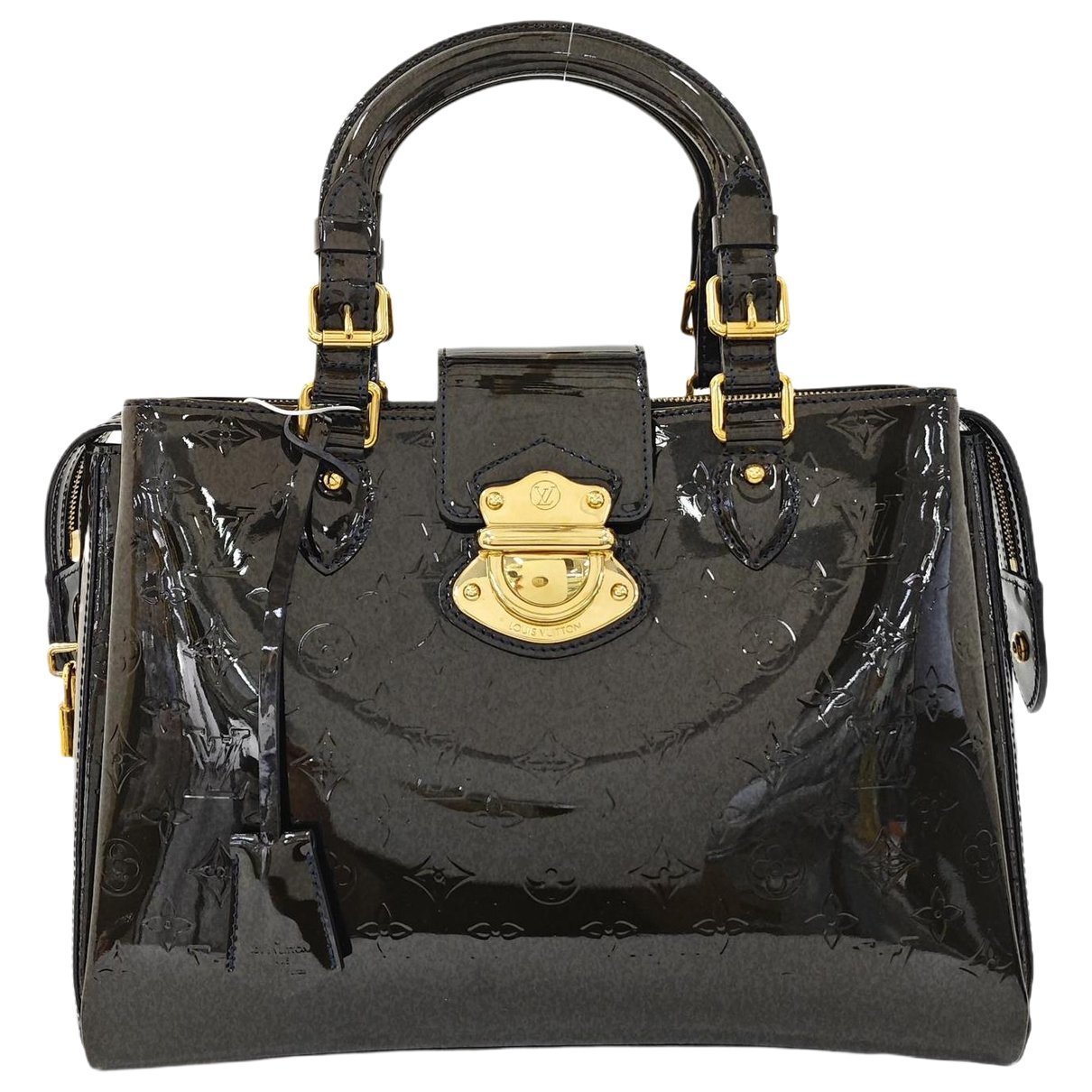 Patent leather handbag