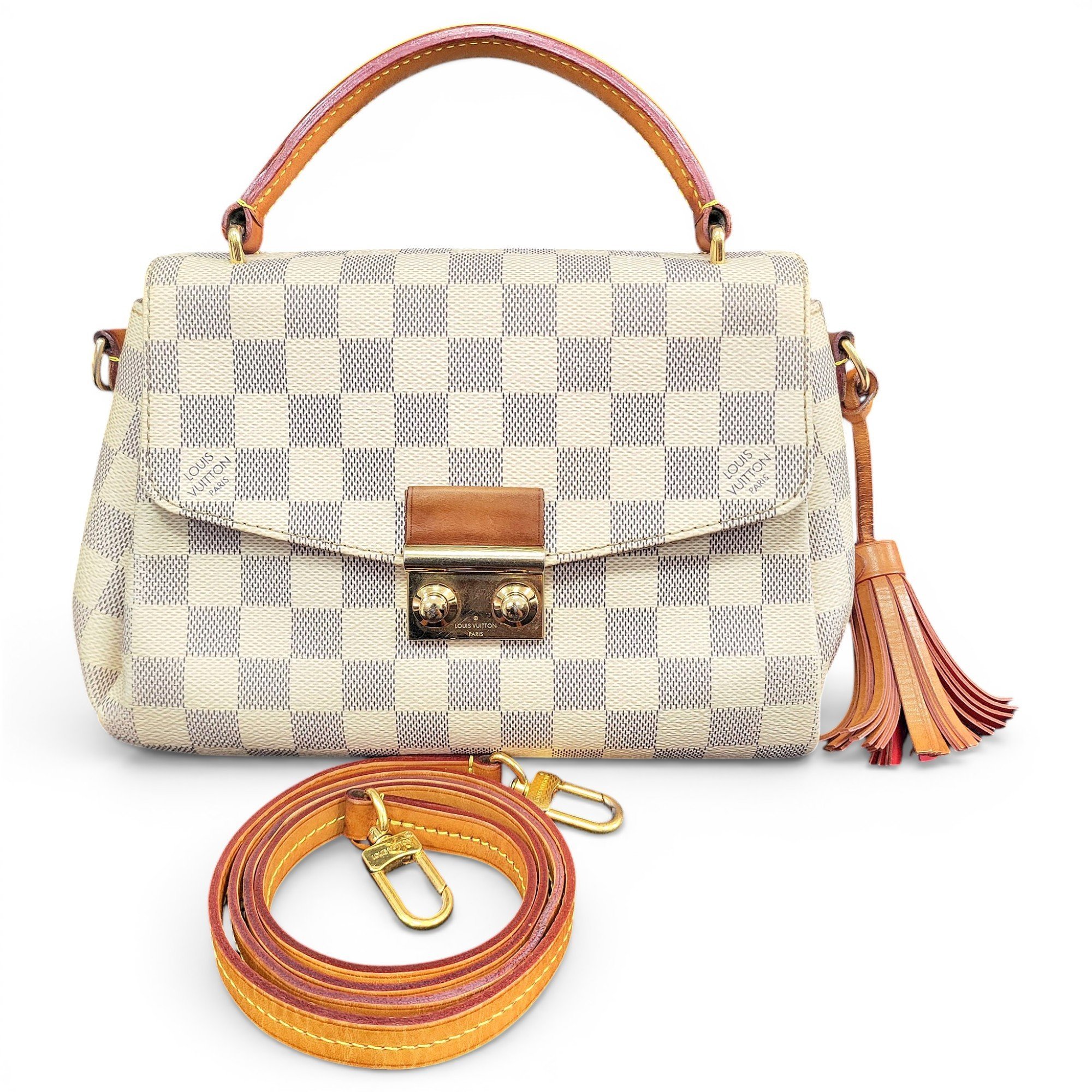 Croisette leather handbag